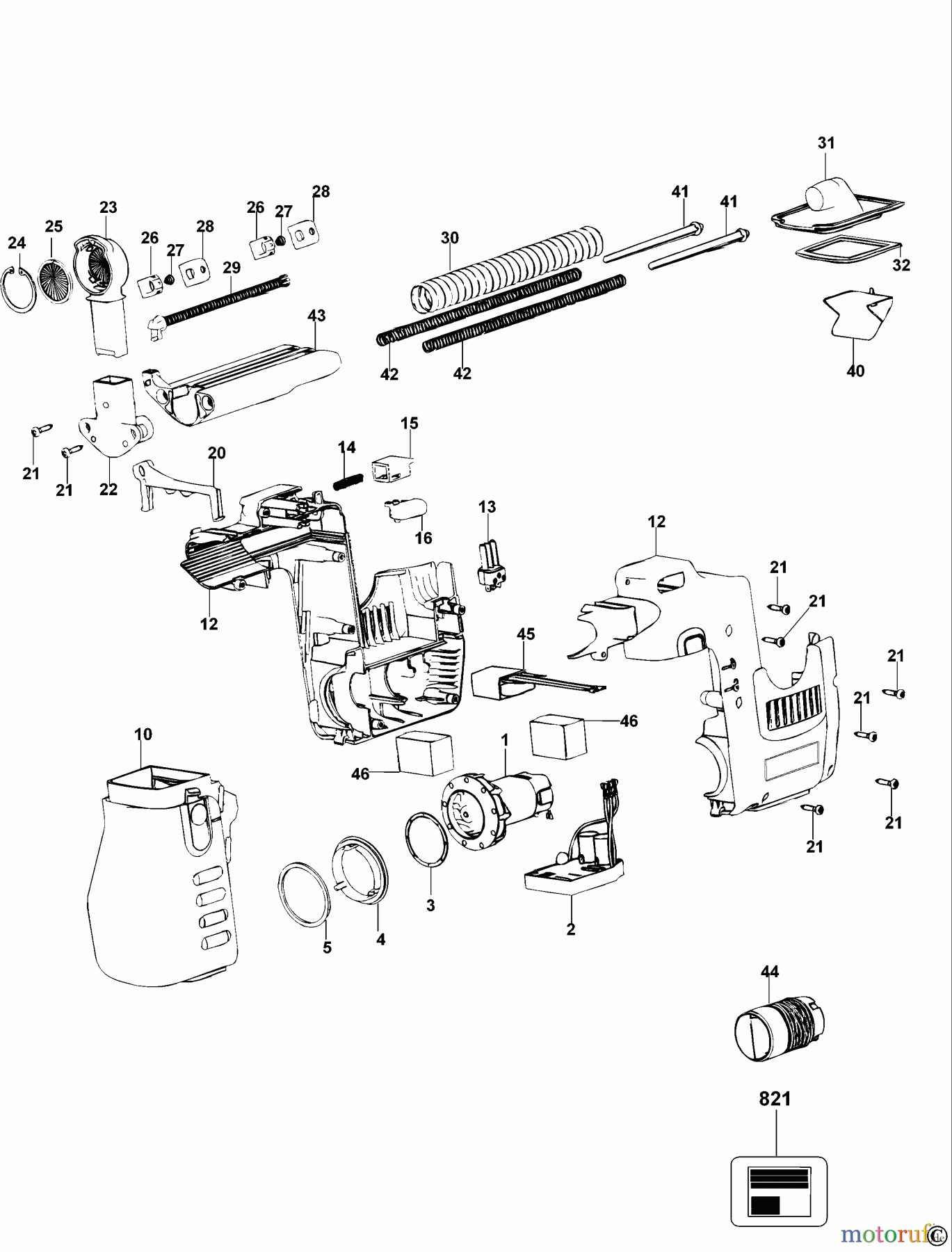  OEM Black und Decker Divers STAUBABSAUGERSATZ PK-DES1 Seite 1