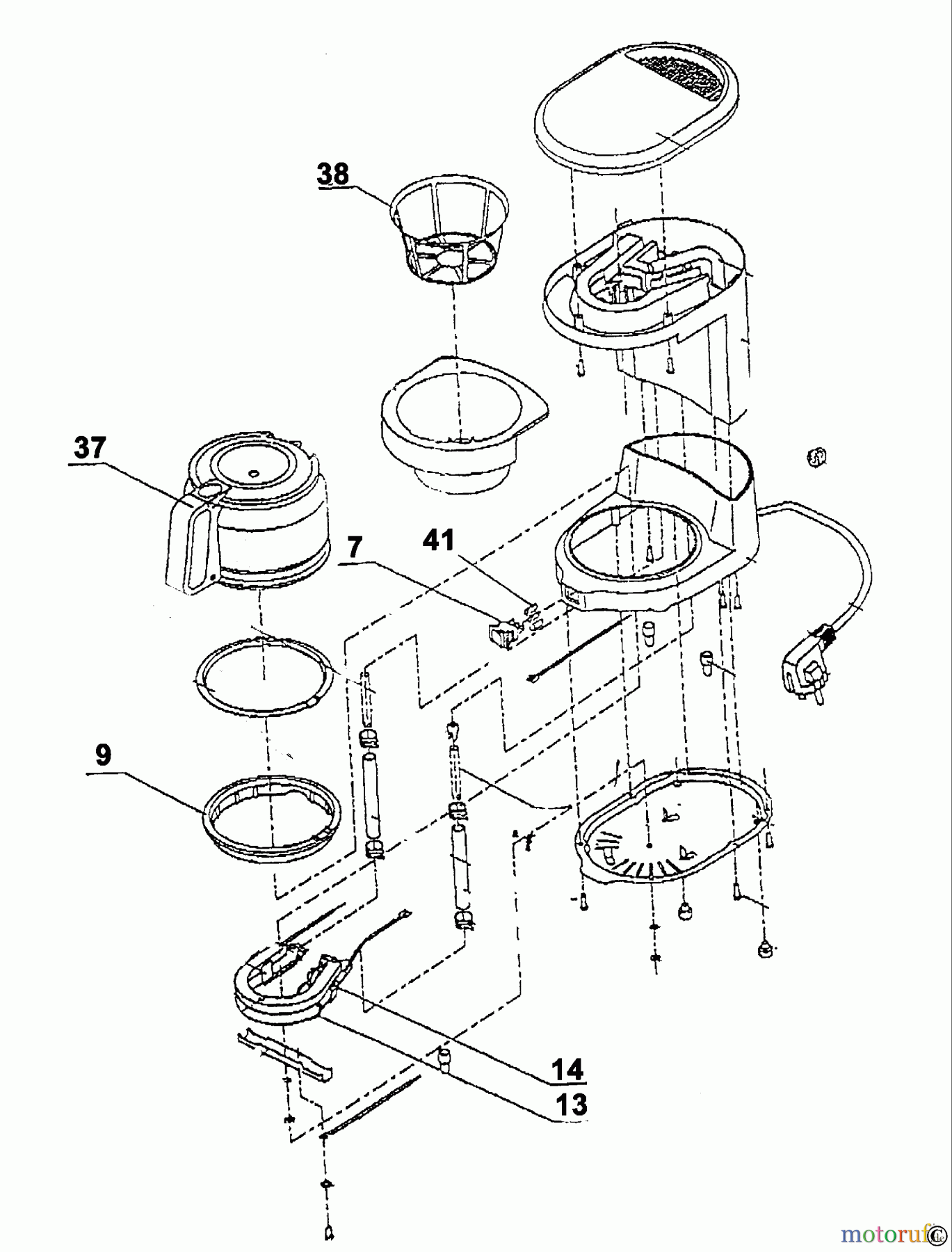 BLACK+DECKER HAUSHALT GETRÄNKE KAFFEEMASCHINE CM55 Seite 1