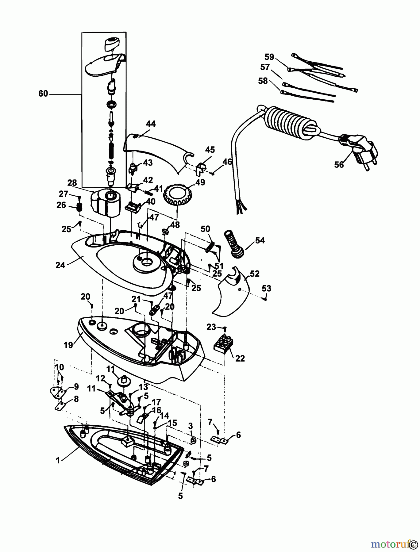 BLACK+DECKER HAUSHALT BÜGELEISEN SPRÜHEISEN F125 Seite 1