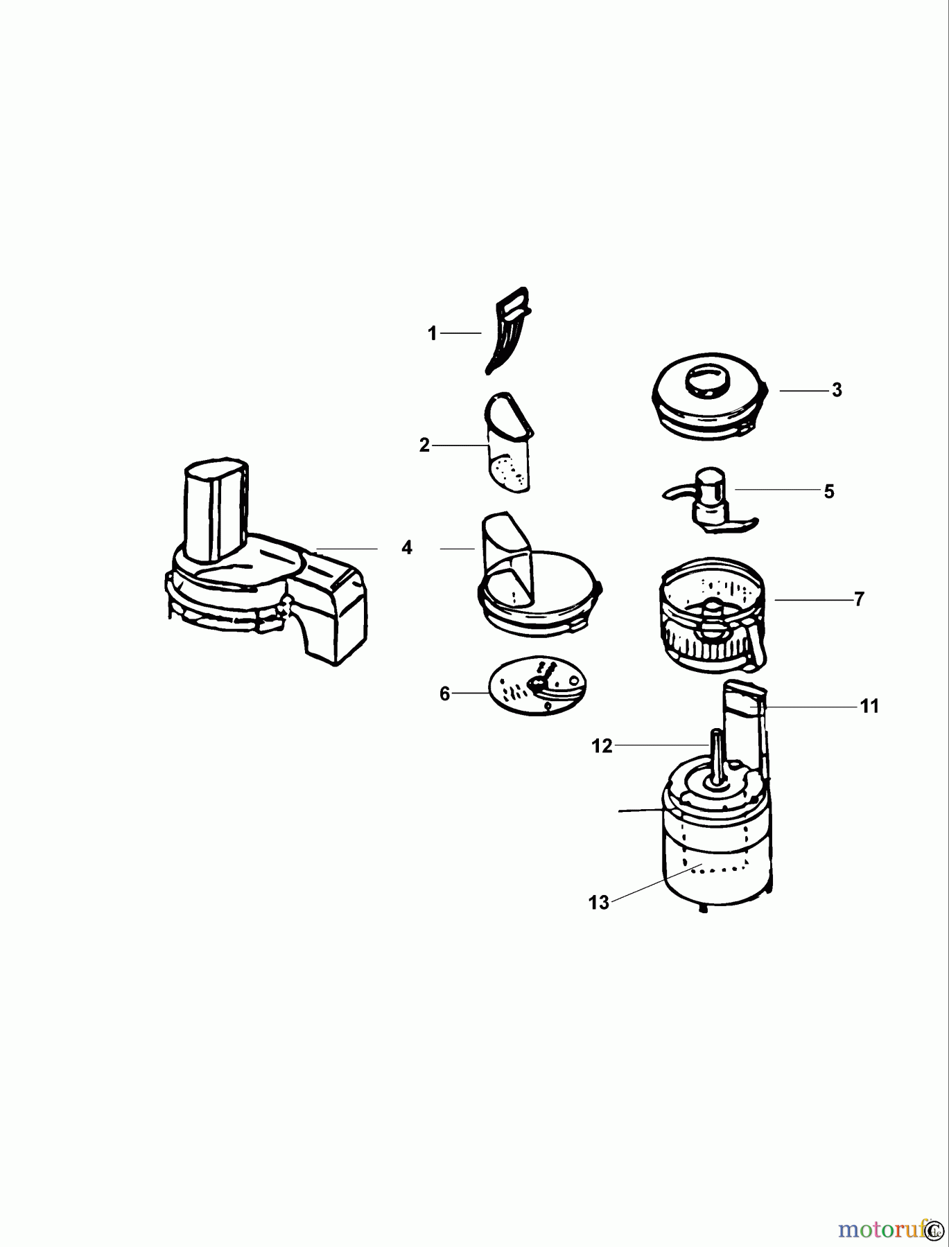 BLACK+DECKER HAUSHALT LEBENSMITTELZUBEREITUNG KÜCHENMASCHINE FP32------B Seite 1