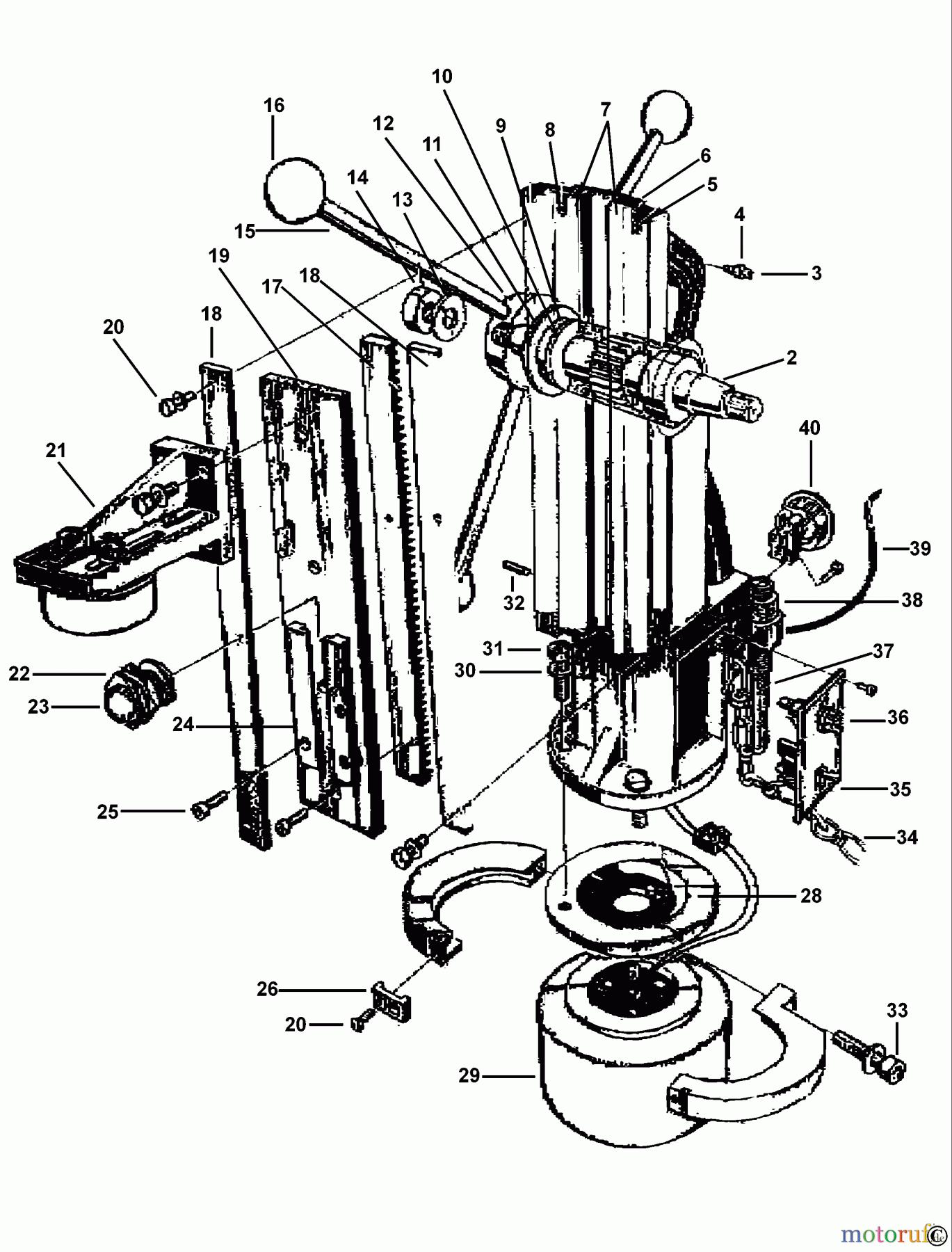 DEWALT Bohrmaschinen Magnetische Bohrständer MAG. BOHRMA. STÄNDER DW9112 Seite 1