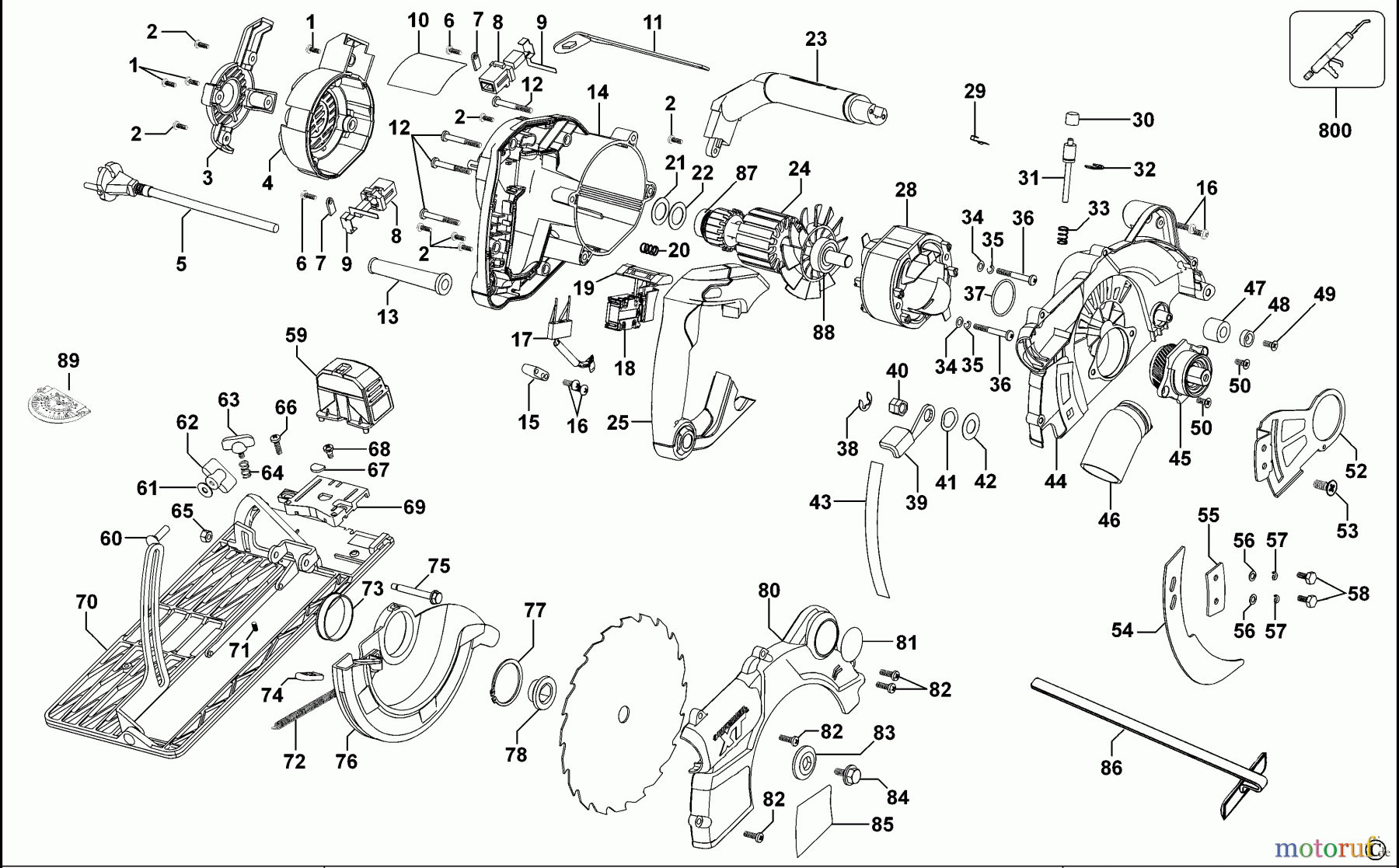 BLACK+DECKER INNENAUSSTATTUNG SÄGE KREISSGE XTS1660KA Seite 1