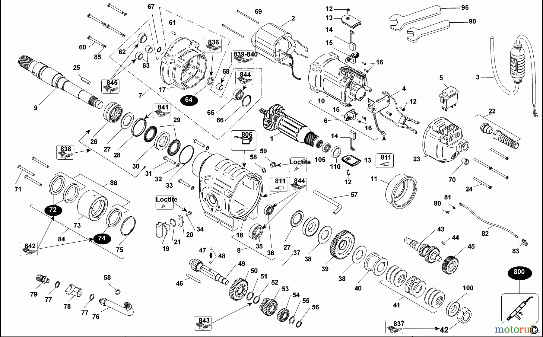 DEWALT Bohrmaschinen Kernbohrgeräte DIAMANT-BOHRER D21585 Seite 1