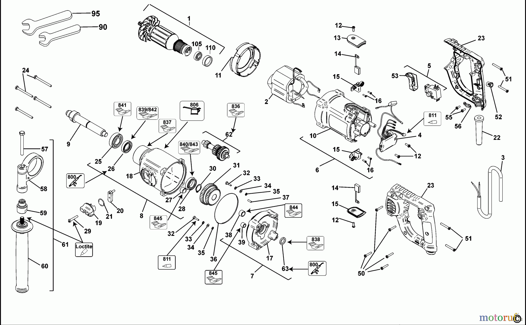 DEWALT Bohrmaschinen Kernbohrgeräte DIAMANT-BOHRER D21580K Seite 1