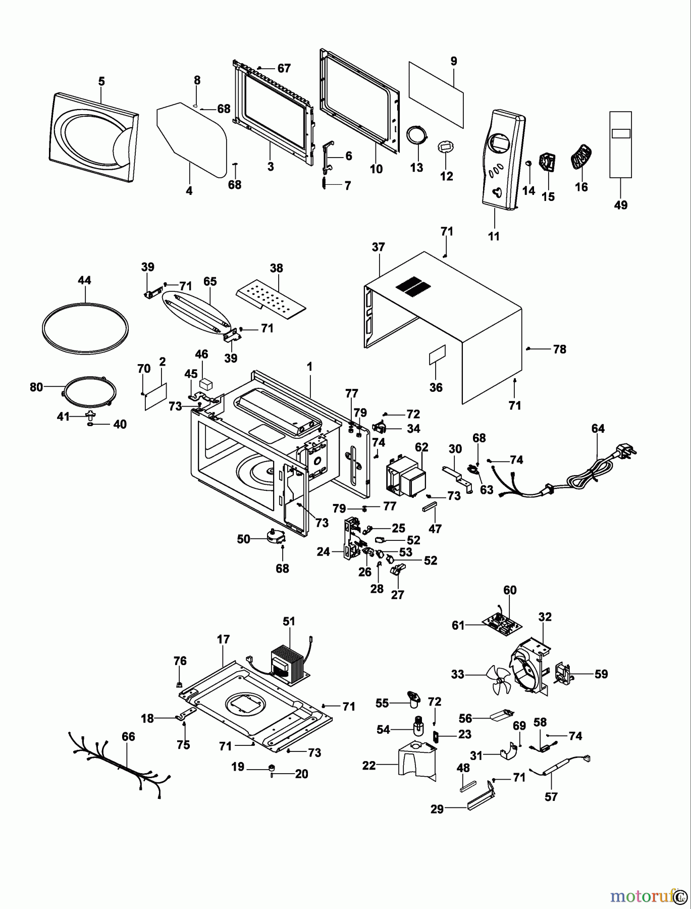 BLACK+DECKER HAUSHALT KOCHEN MIKROWELLE MY23PG Seite 1