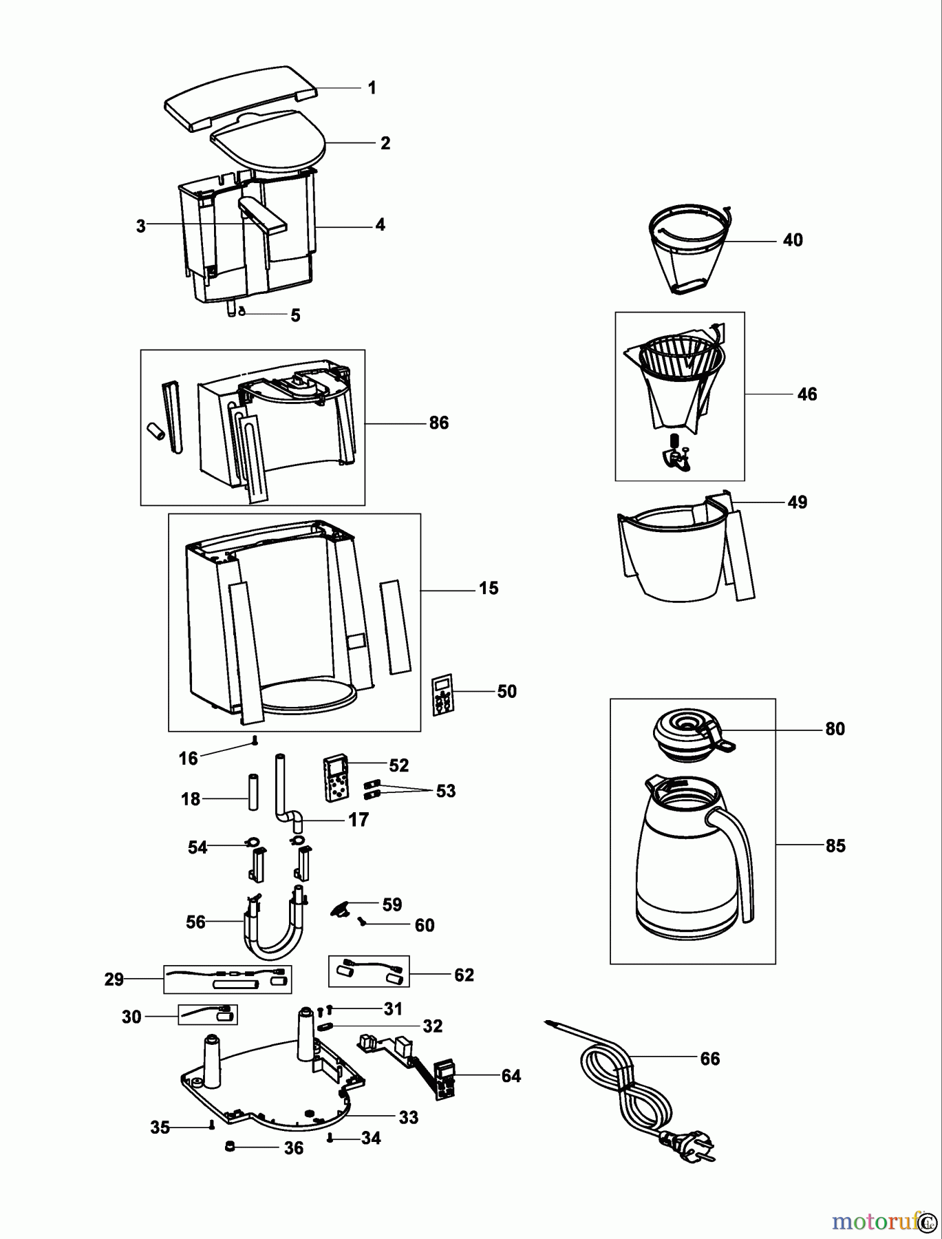  BLACK+DECKER HAUSHALT GETRÄNKE KAFFEEMASCHINE DCM85 Seite 1