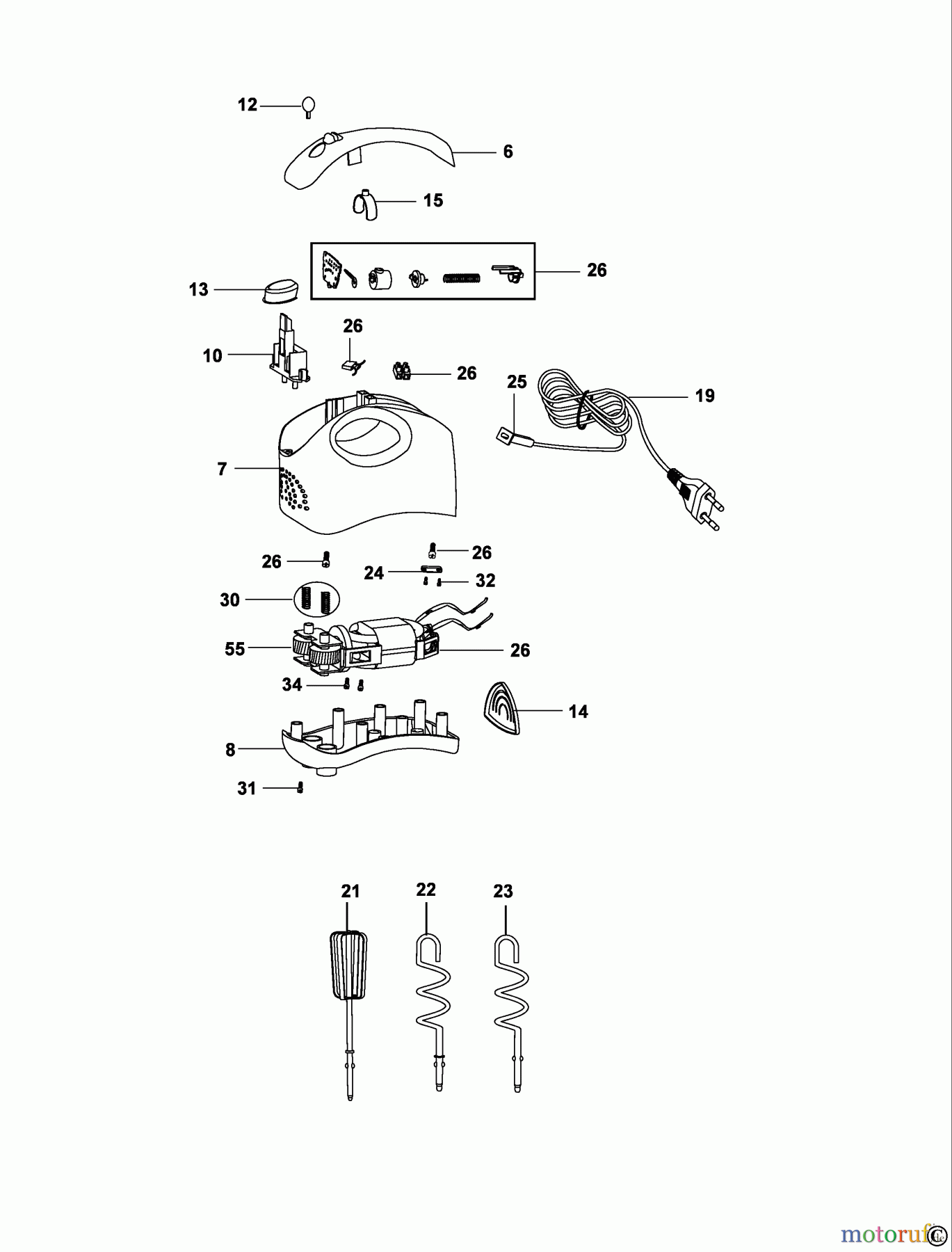  BLACK+DECKER HAUSHALT LEBENSMITTELZUBEREITUNG MISCHER M220 Seite 1