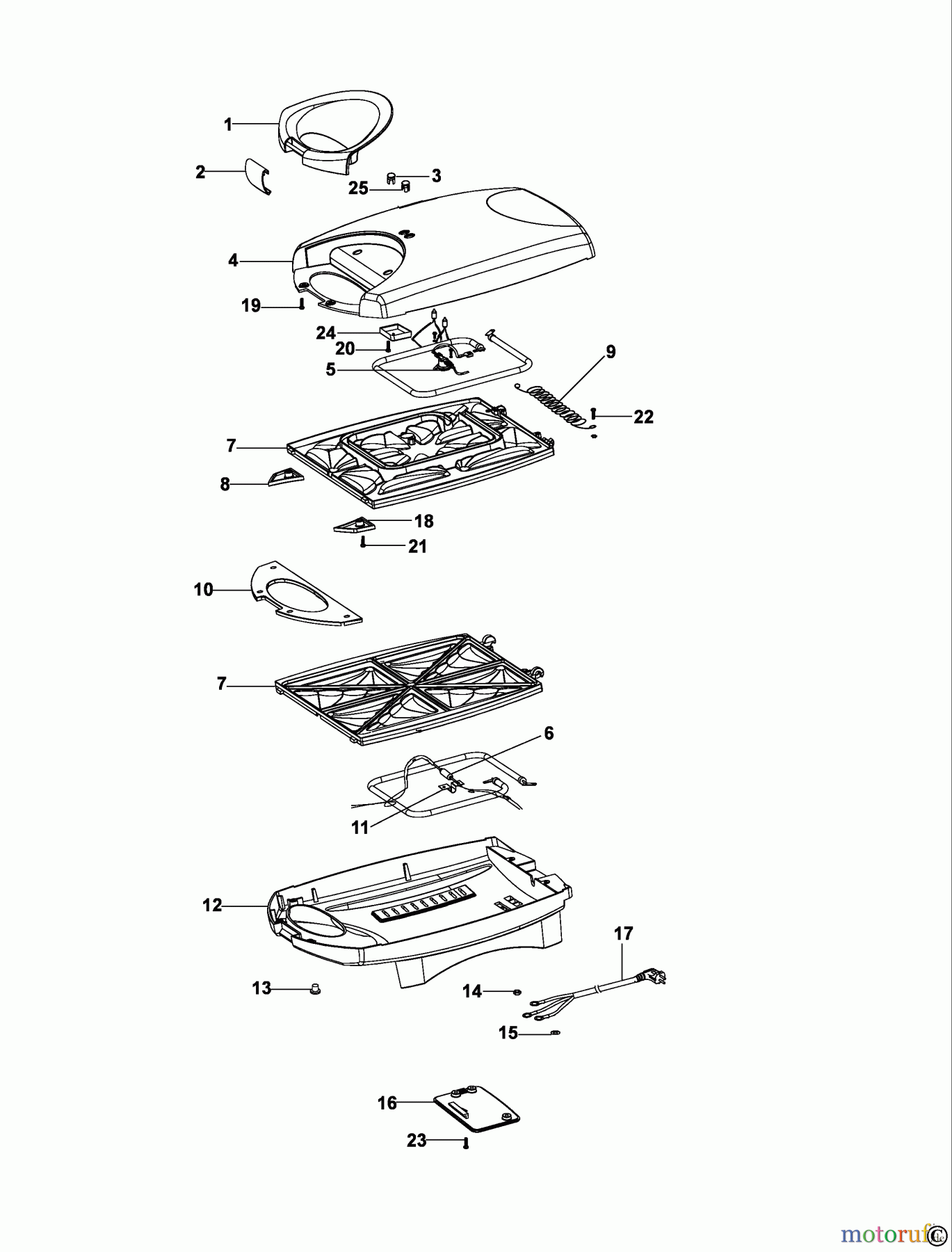  BLACK+DECKER HAUSHALT KOCHEN SANDWICH-TOASTER TS70 Seite 1