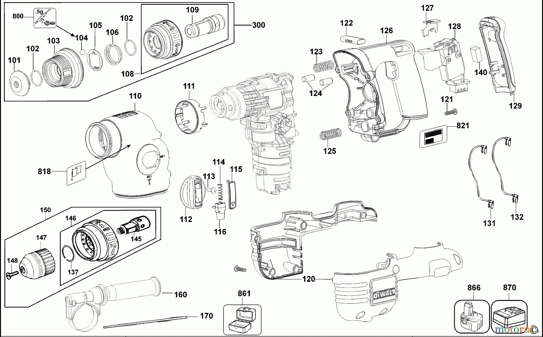  DEWALT Bohrhämmer Bohrhämmer SDS-PLUS DREHHAMMER DC210K Seite 1