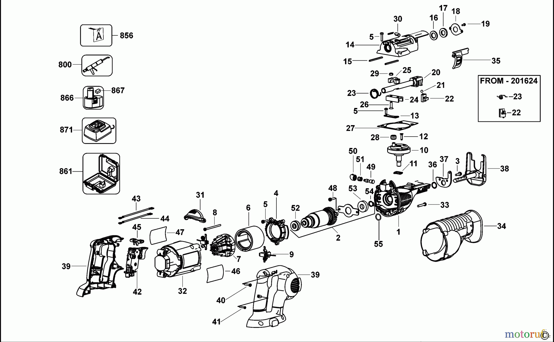 DEWALT HOLZARBEITEN SCHNEIDESÄGEN AKKU SÄBELSÄGE DC385 Seite 1