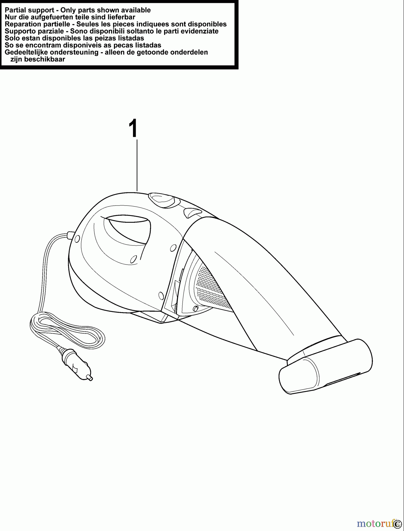 BLACK+DECKER INNENAUSSTATTUNG AUTOPFLEGE & MINIHANDWERK AUTO STAUBSAUGER ACV1205T Seite 1