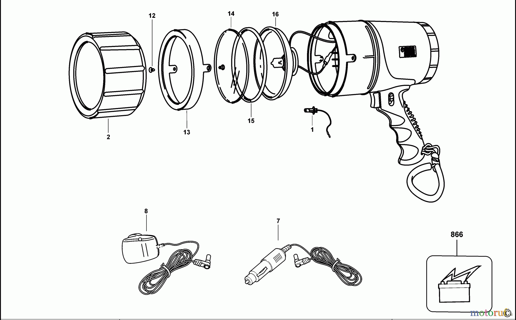 BLACK+DECKER INNENAUSSTATTUNG AUTOPFLEGE & MINIHANDWERK TORCH BDV156 Seite 1