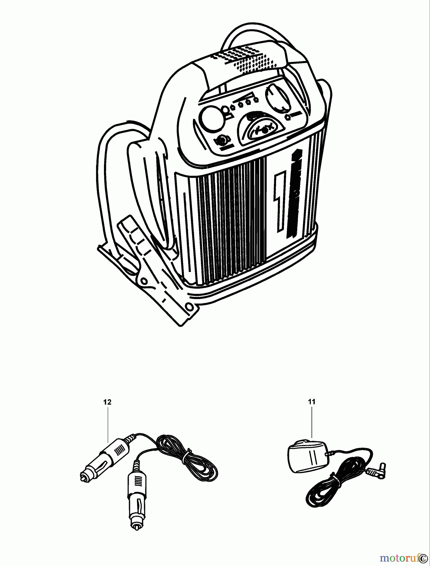 BLACK+DECKER INNENAUSSTATTUNG AUTOPFLEGE & MINIHANDWERK SOFORT-STARTHILFE BDV012 Seite 1