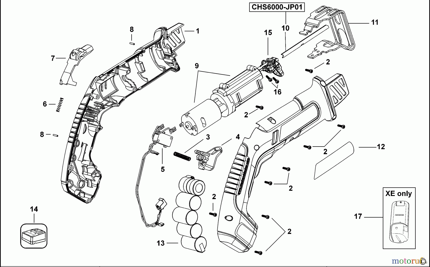 BLACK+DECKER INNENAUSSTATTUNG SÄGE SCHNITTSÄGE CHS600 Seite 1