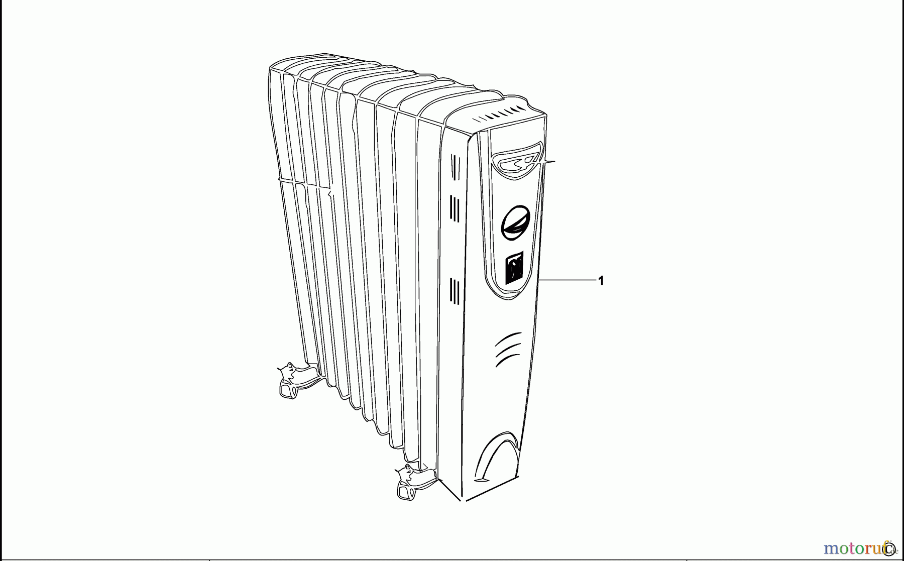 BLACK+DECKER HAUSHALT HEIZUNG ÖLHEIZKÖRPER OR07B Seite 1