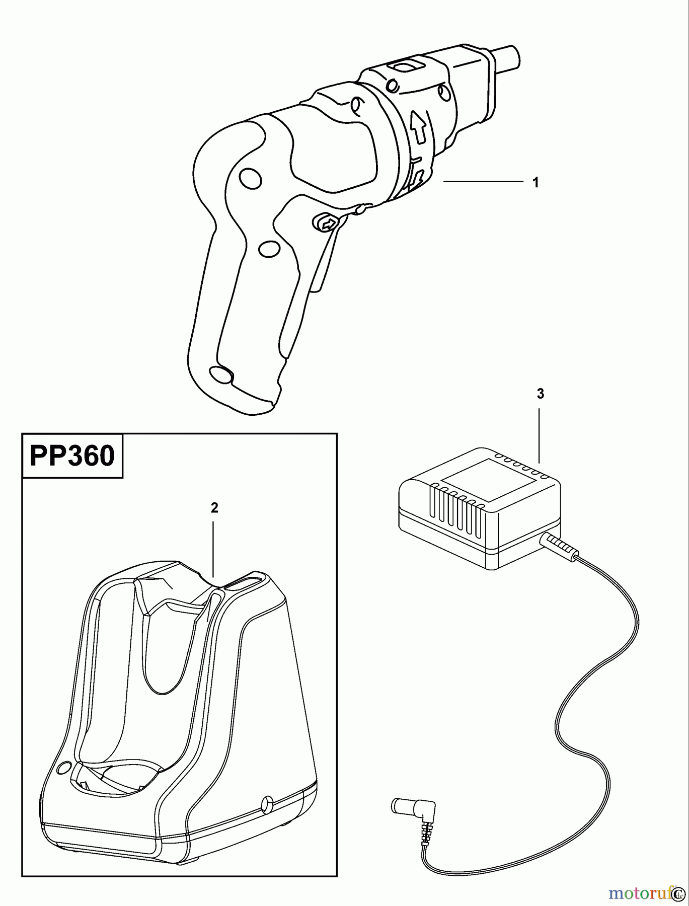 BLACK+DECKER INNENAUSSTATTUNG BOHRER SCHRAUBENDREHER PP360LN Seite 1