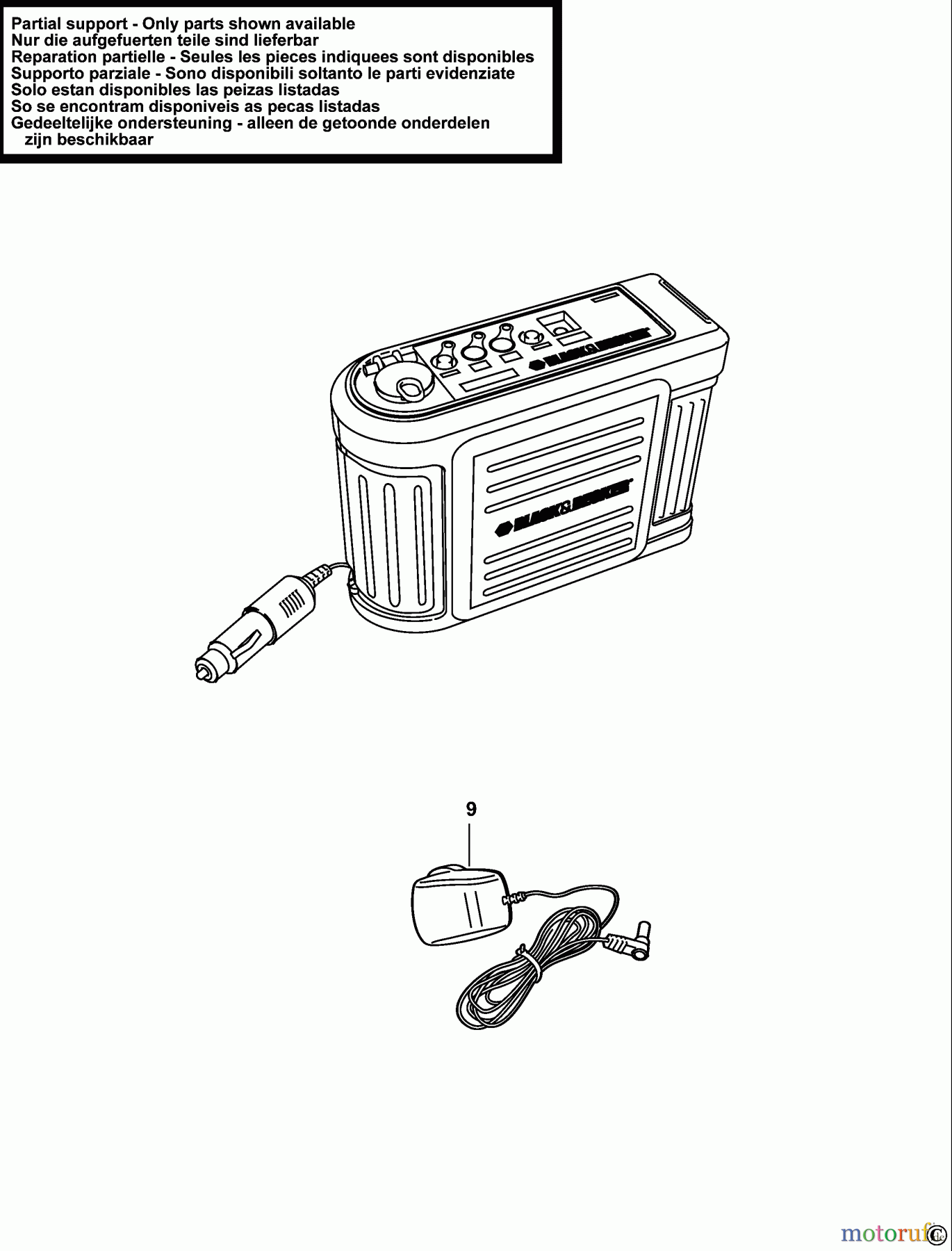 BLACK+DECKER INNENAUSSTATTUNG AUTOPFLEGE & MINIHANDWERK SICHERHEITS-STARTHILFE BDV040 Seite 1