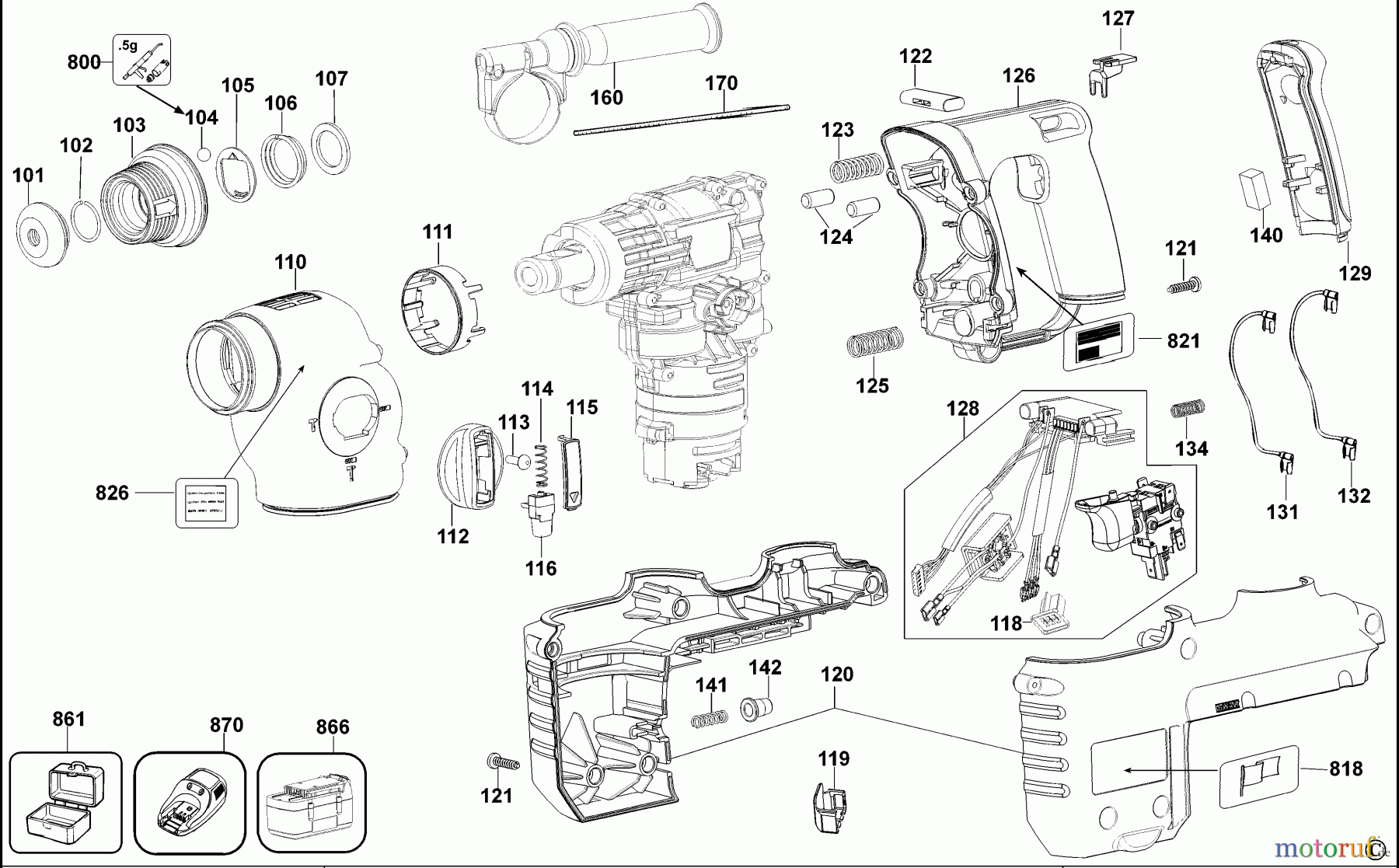  DEWALT Bohrhämmer Bohrhämmer SDS-PLUS DREHBOHRHAMMER DC228KL Seite 2