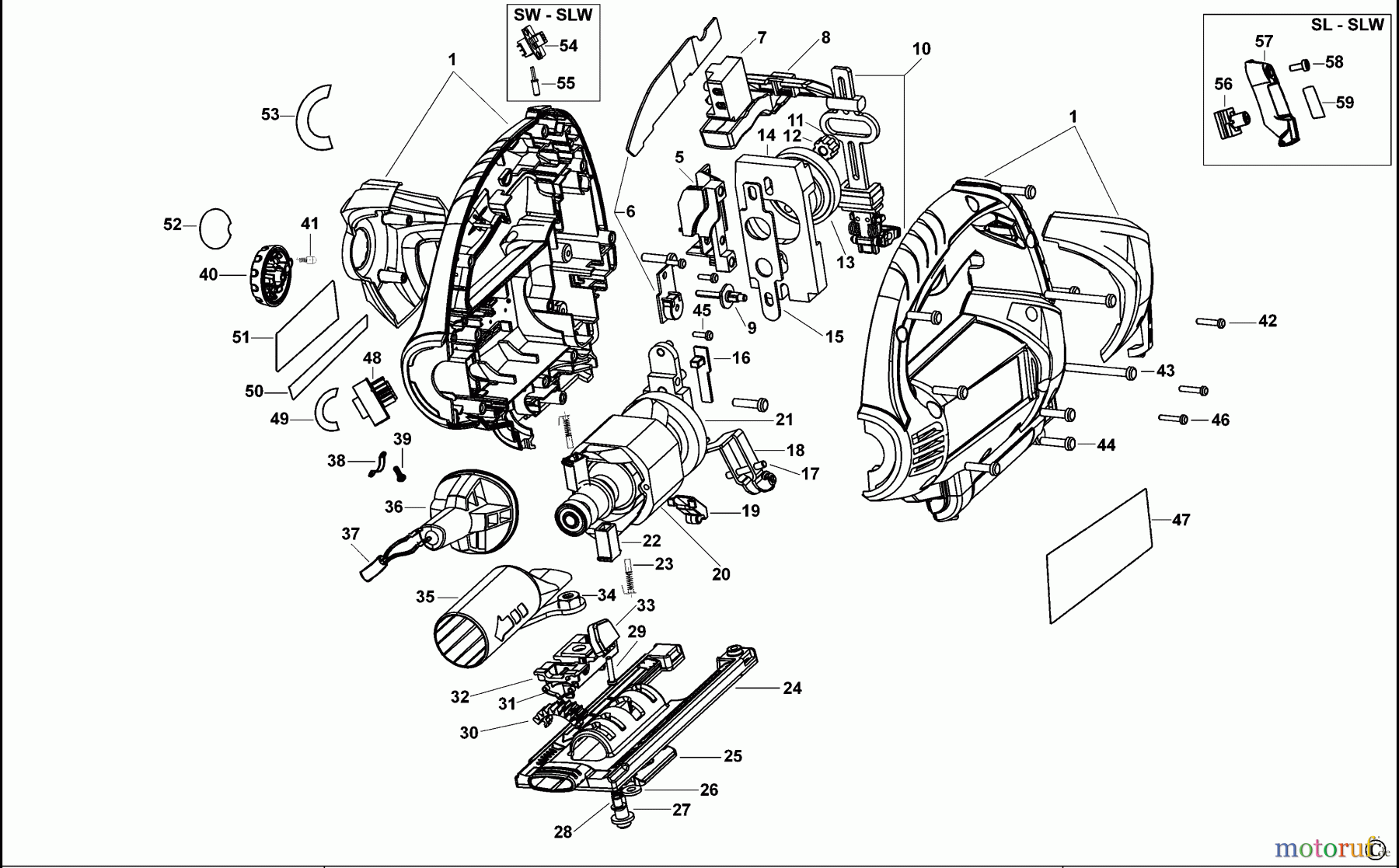 BLACK+DECKER INNENAUSSTATTUNG SÄGE STICHSÄGE KS950SW Seite 1