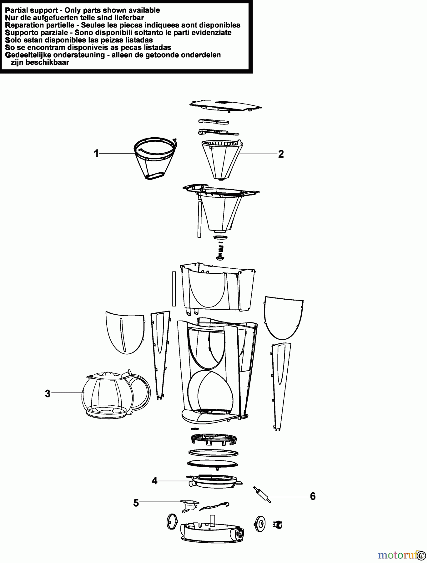 BLACK+DECKER HAUSHALT GETRÄNKE KAFFEEMASCHINE DCM80 Seite 1