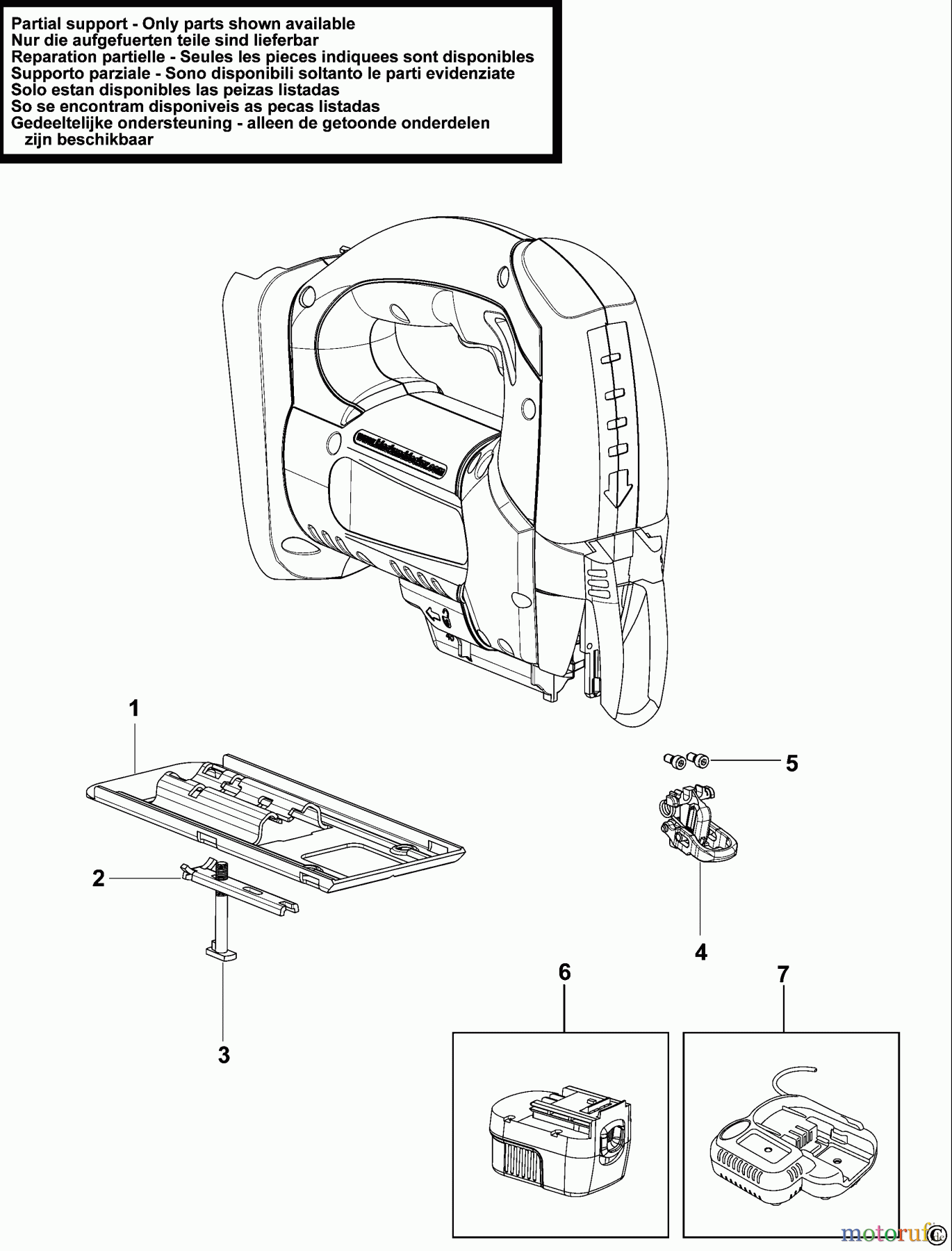 BLACK+DECKER INNENAUSSTATTUNG SÄGE AKKU-STICHSÄGE BD1800JS Seite 1