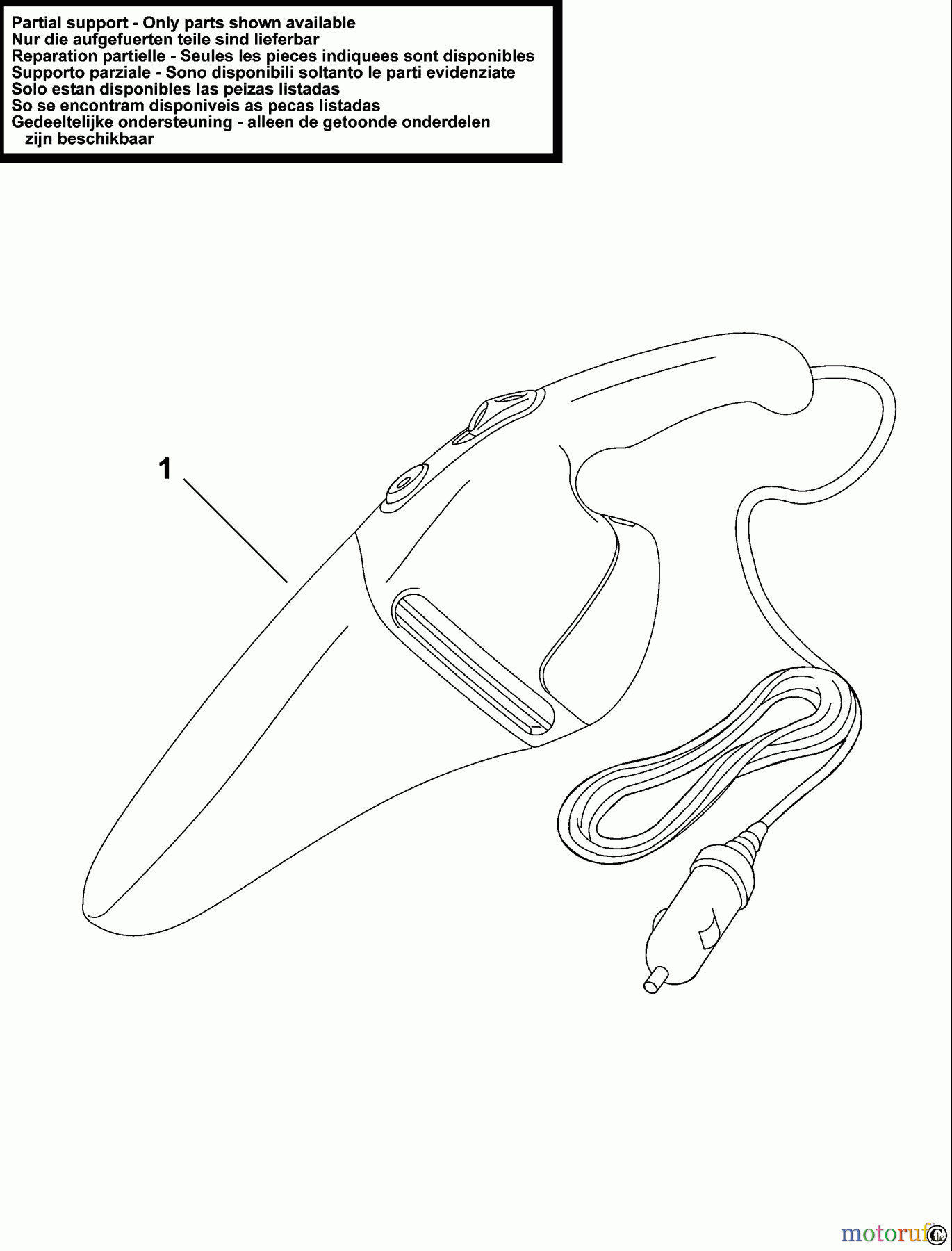 BLACK+DECKER INNENAUSSTATTUNG AUTOPFLEGE & MINIHANDWERK AUTO STAUBSAUGER AV1205 Seite 1