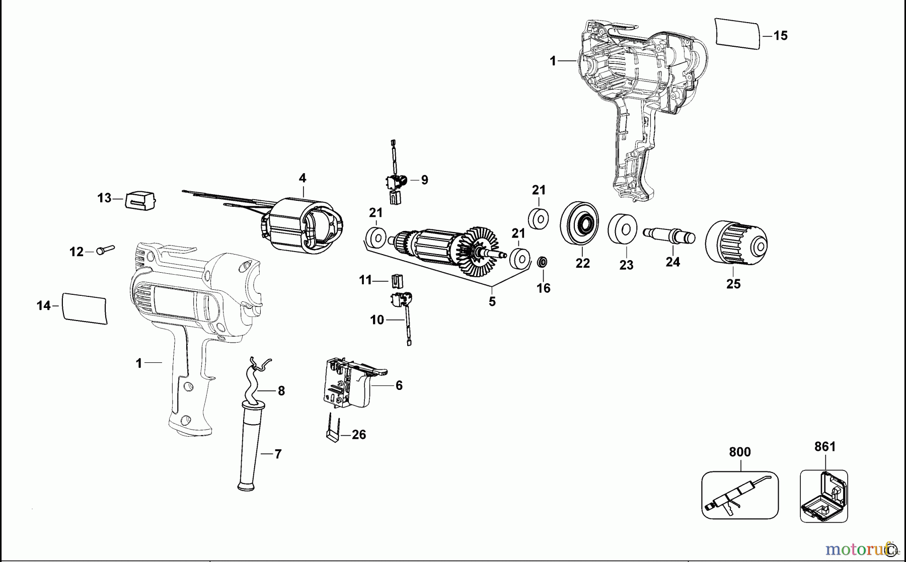 DEWALT Bohrmaschinen Bohrmaschinen BOHRER DWD115KS Seite 1
