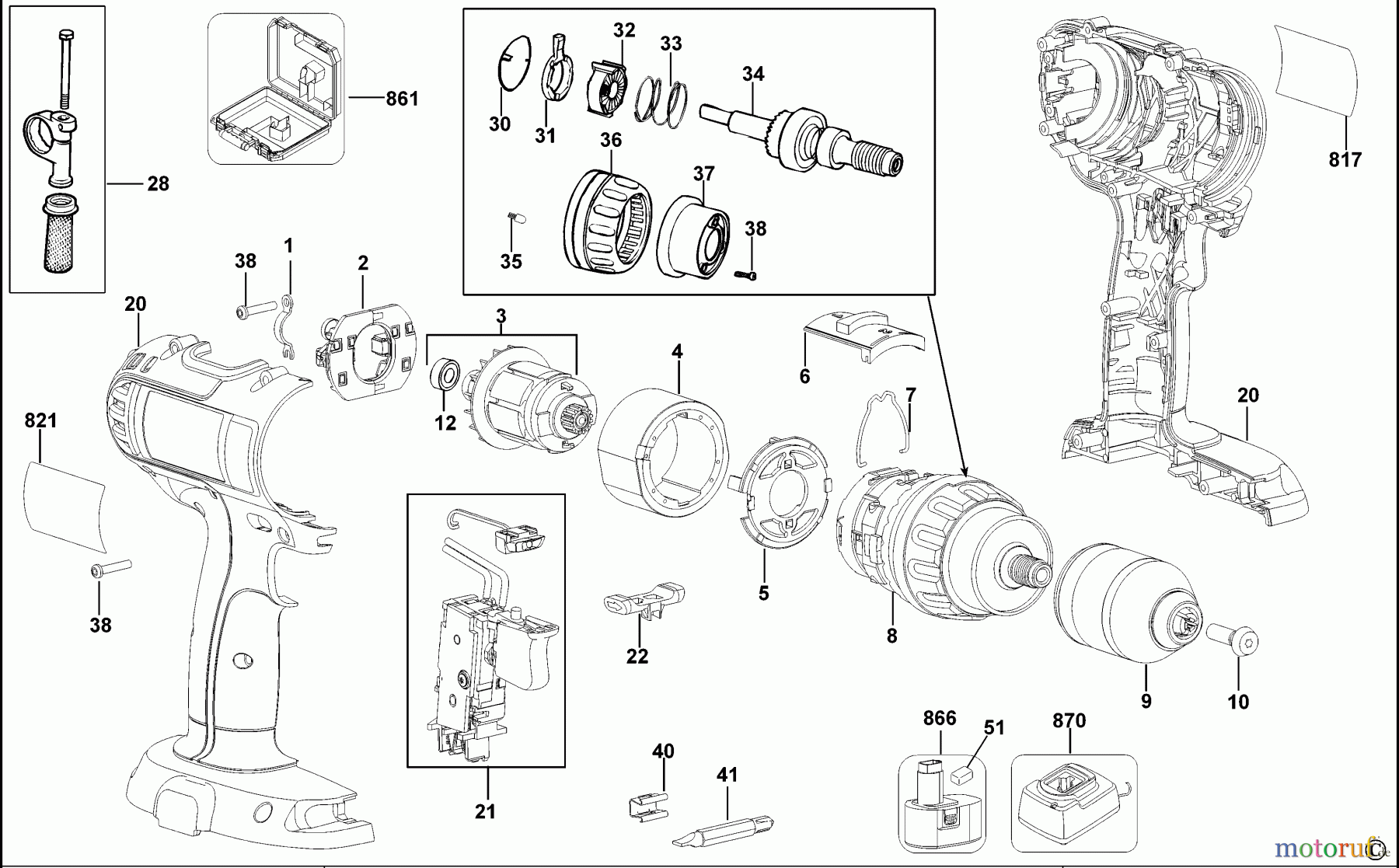 BERNER Divers AKKU-BOHRMASCHINE 057548 Seite 1