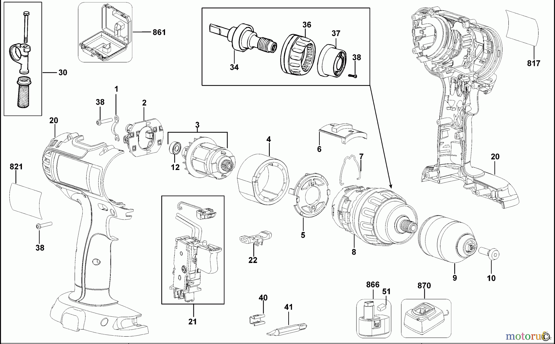 BERNER Divers AKKU-BOHRMASCHINE 057553 Seite 1
