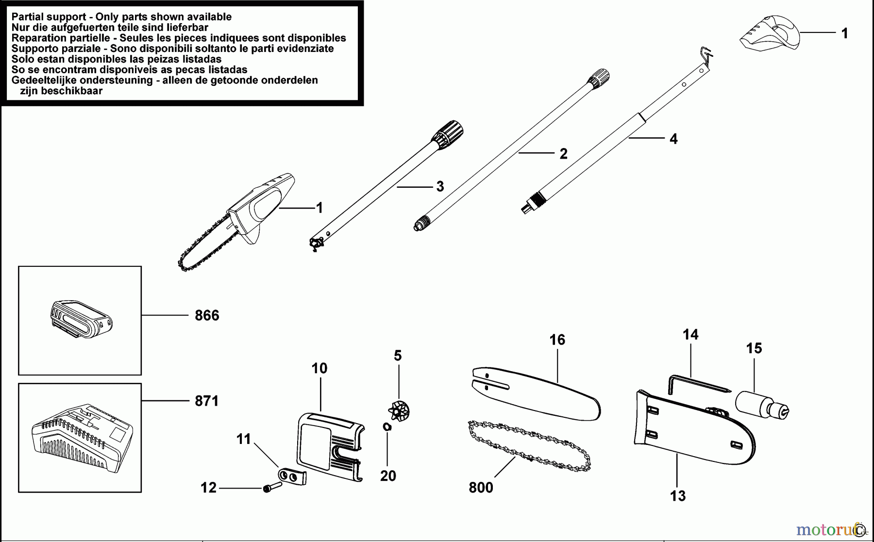 BLACK+DECKER AUSSERHALB KETTENSÄGEN UND ASTSCHEREN BAUMSCHERE GPC1800L Seite 1