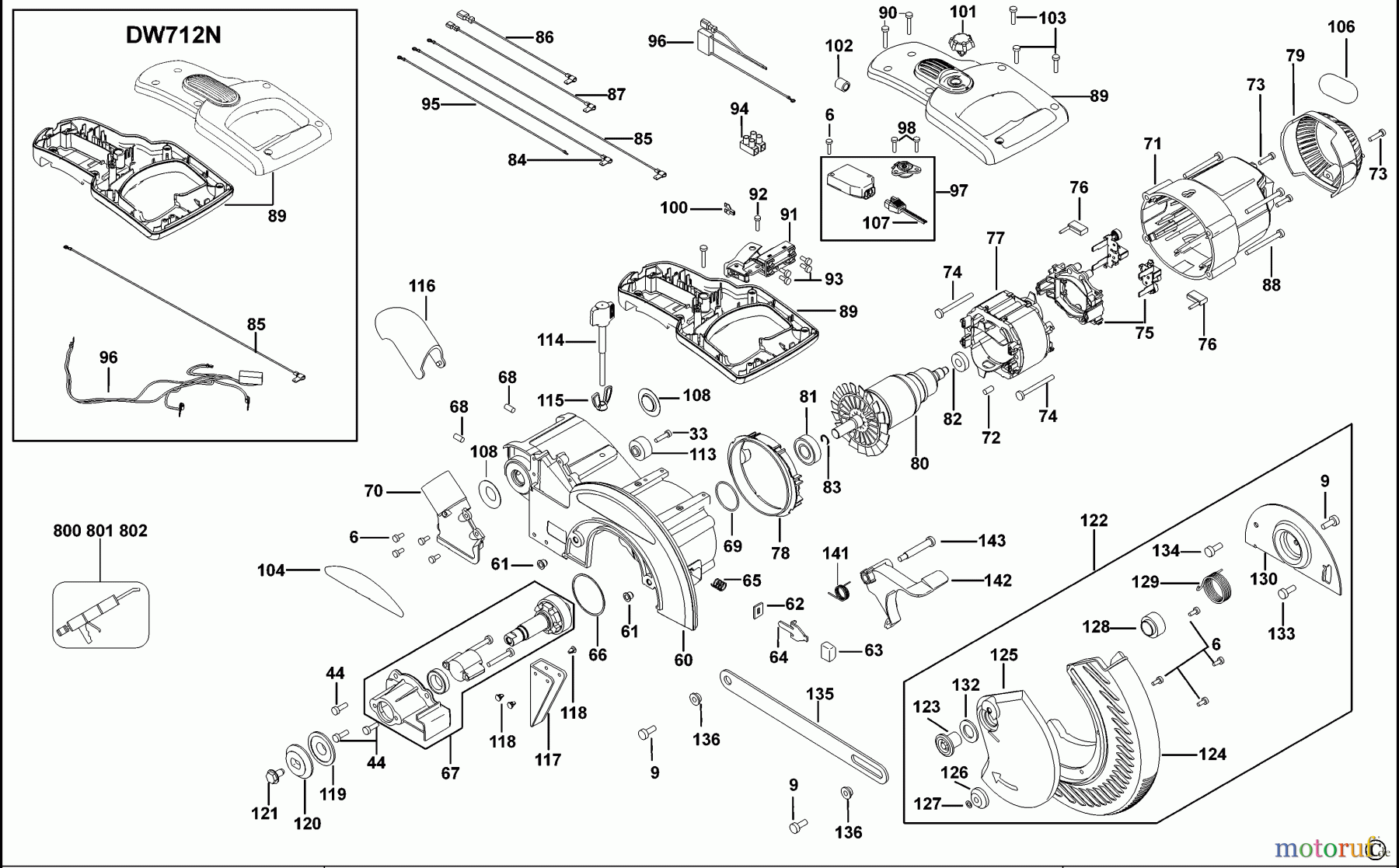 DEWALT HOLZARBEITEN Gehrungssägen GEHRUNGSSÄGE DW712N Seite 2