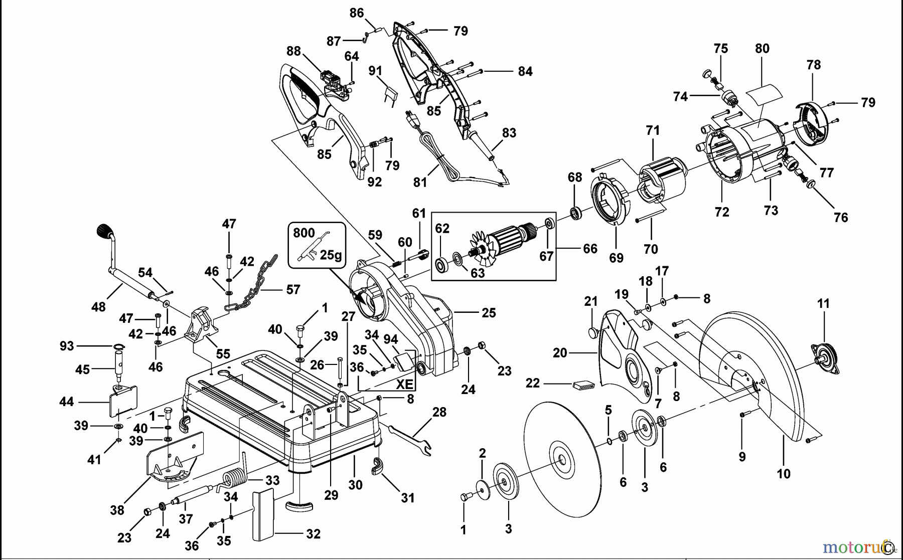 BLACK+DECKER INNENAUSSTATTUNG SÄGE SCHROTSÄGE PCM355 Seite 1
