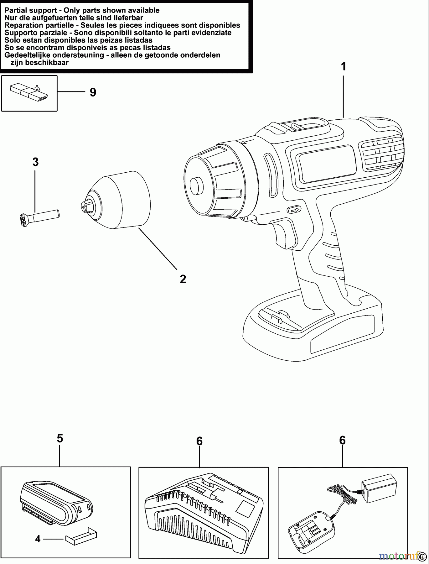 BLACK+DECKER INNENAUSSTATTUNG BOHRER AKKU-BOHRMASCHINE HP188F4LBK Seite 1
