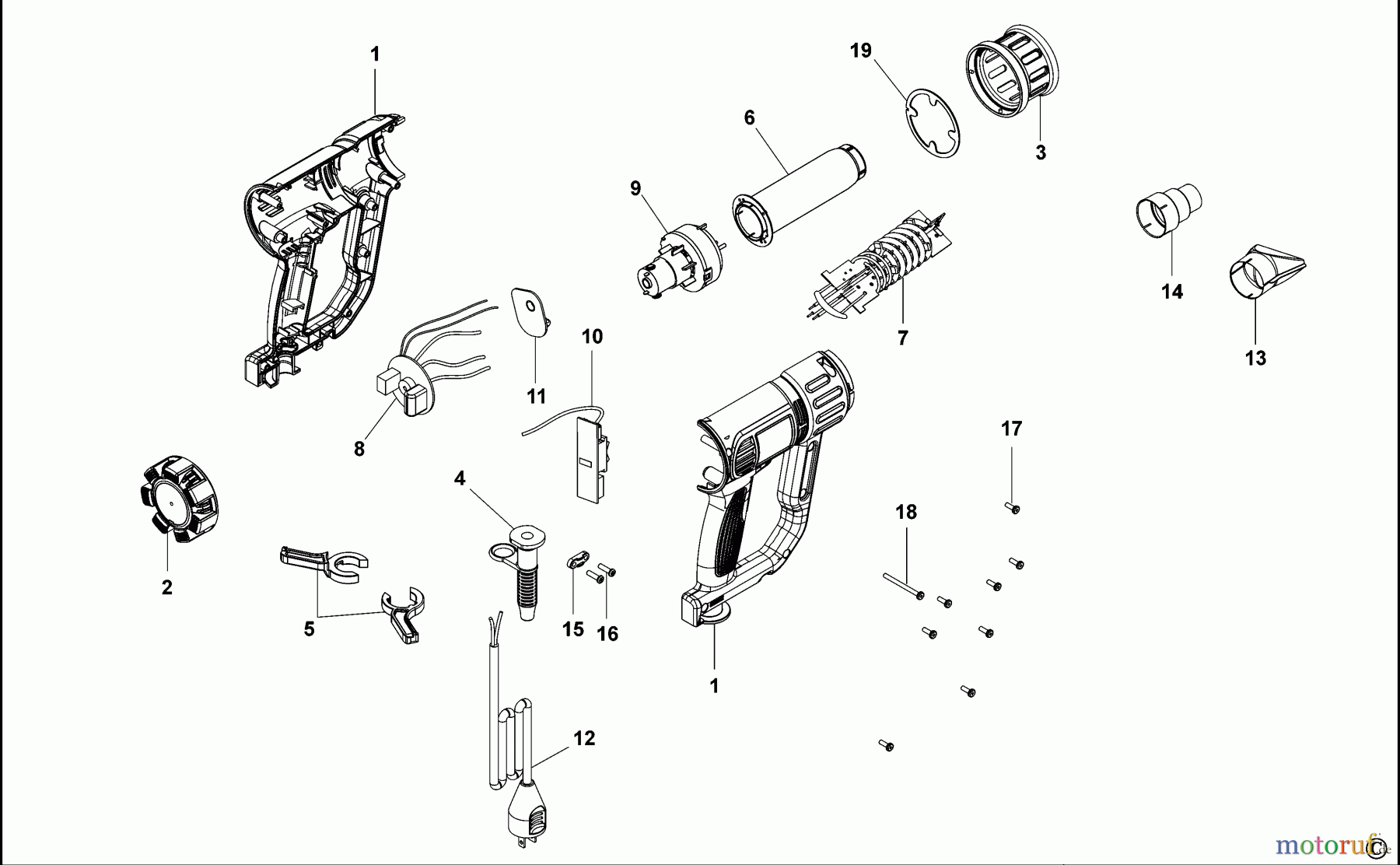  DEWALT HOLZARBEITEN HEIZKANONEN HEIZPISTOLE D26411 Seite 1