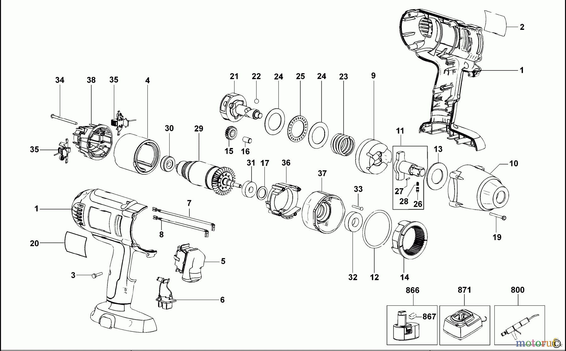 BTI Divers SCHLAGSCHRAUBENSCHL. A-DSS-18V Seite 1