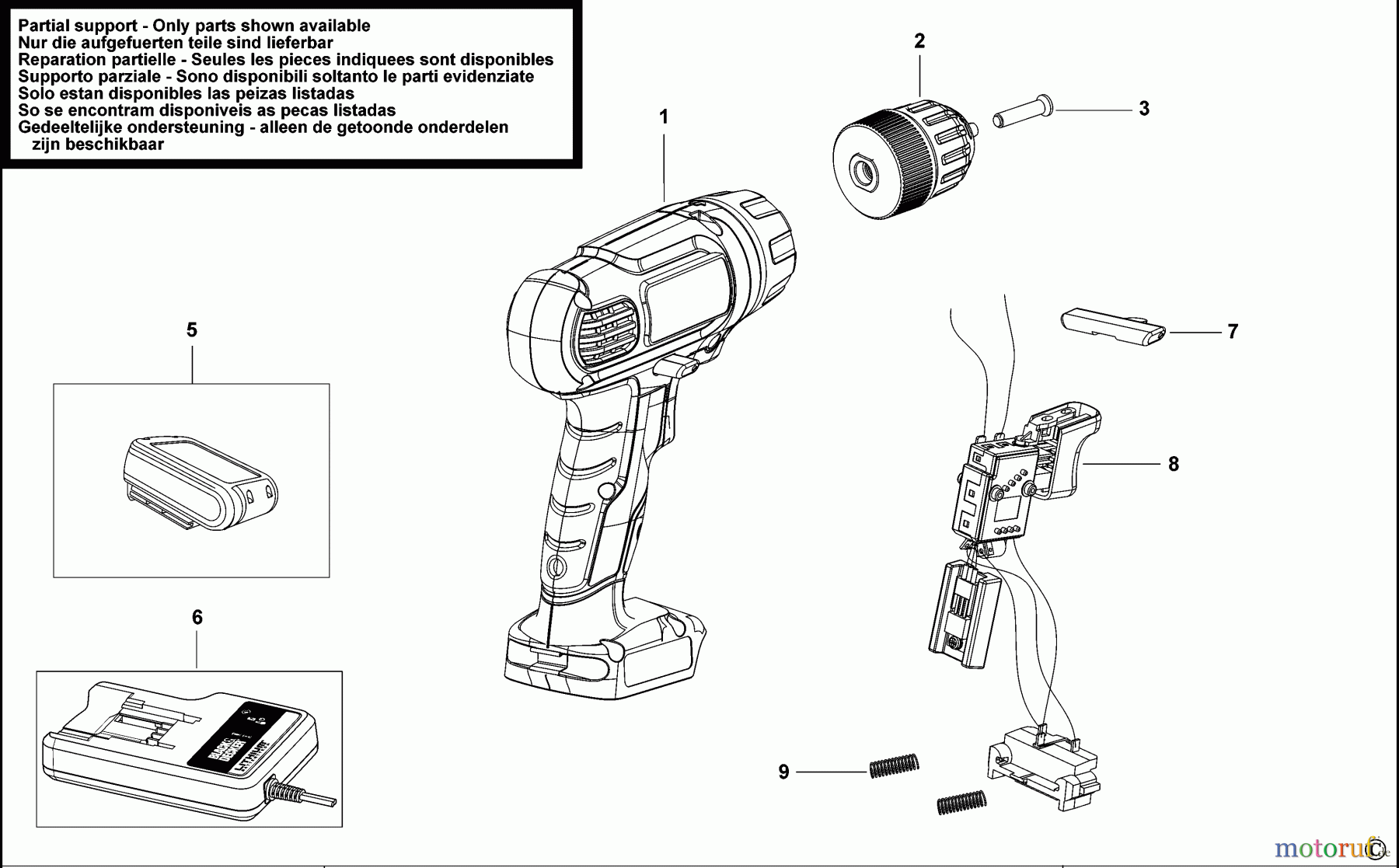 BLACK+DECKER INNENAUSSTATTUNG BOHRER AKKU-BOHRMASCHINE EPL18K Seite 1