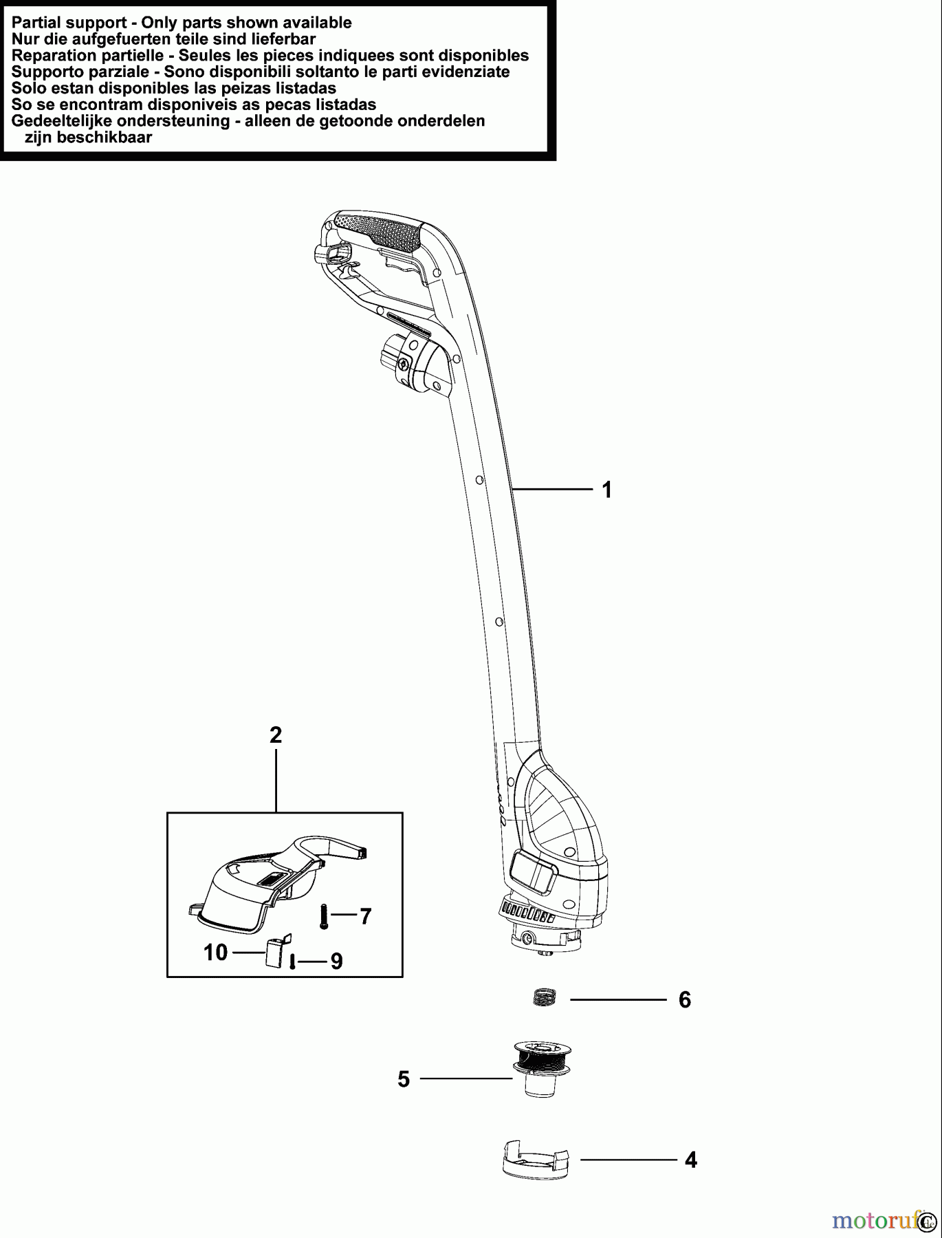  BLACK+DECKER AUSSERHALB HECKENSCHEREN, FADENTRIMMER, SCHEREN RASENTRIMMER GL250 Seite 1