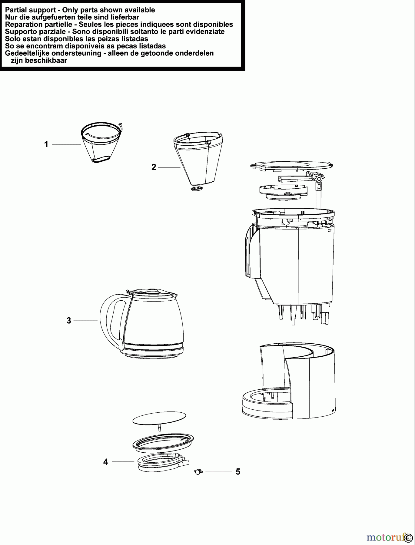 BLACK+DECKER HAUSHALT GETRÄNKE KAFFEEMASCHINE DCM90 Seite 1