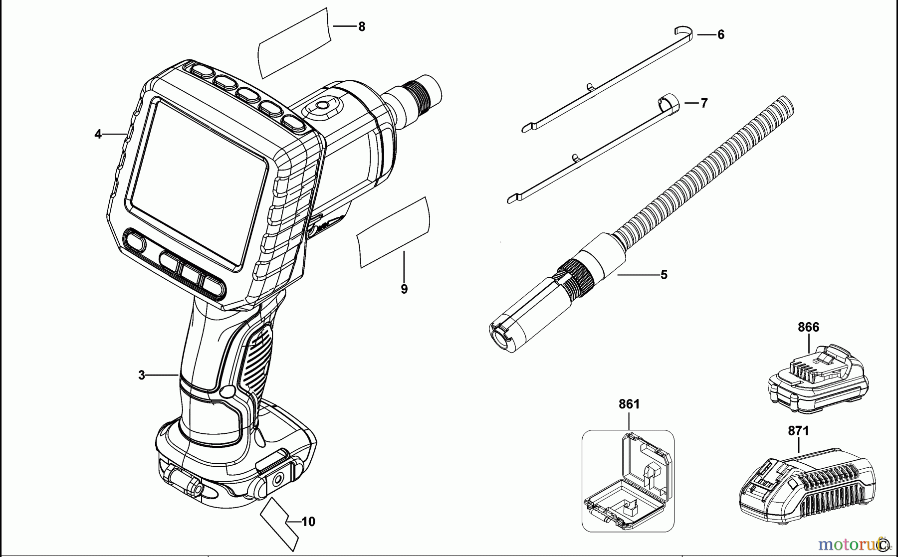 DEWALT SCHNURLOS-SONSTIGES INSPEKTIONSKAMERA DCT410 Seite 1