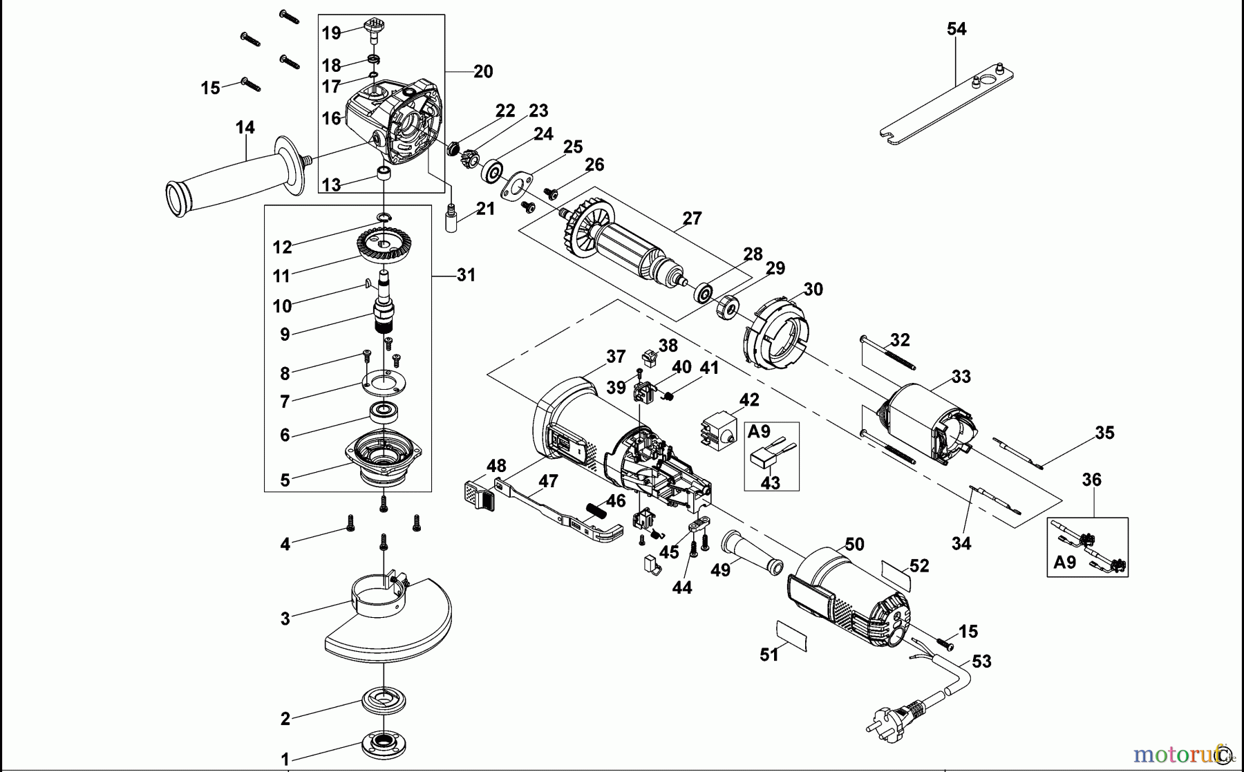 BLACK+DECKER INNENAUSSTATTUNG SCHLEIFER UND POLIERER WINKELSCHLEIFER KTG15 Seite 1