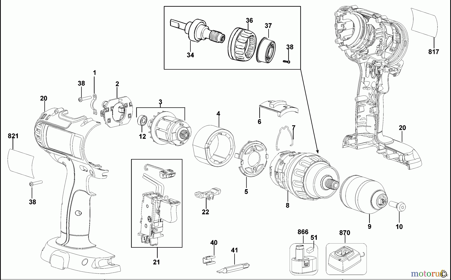 BERNER Divers AKKU-BOHRMASCHINE 102537 Seite 1