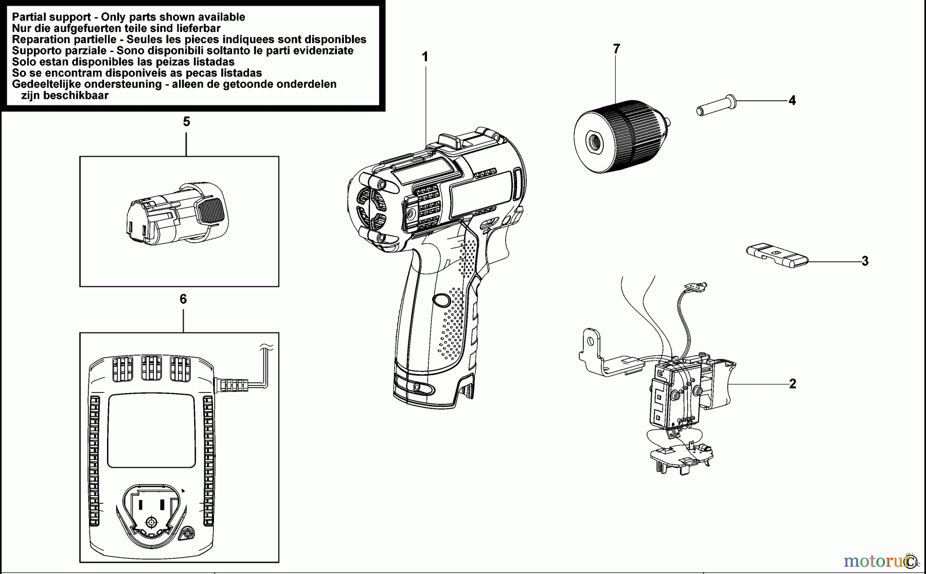  BLACK+DECKER INNENAUSSTATTUNG BOHRER AKKU SCHRAUBER HPL106 Seite 1