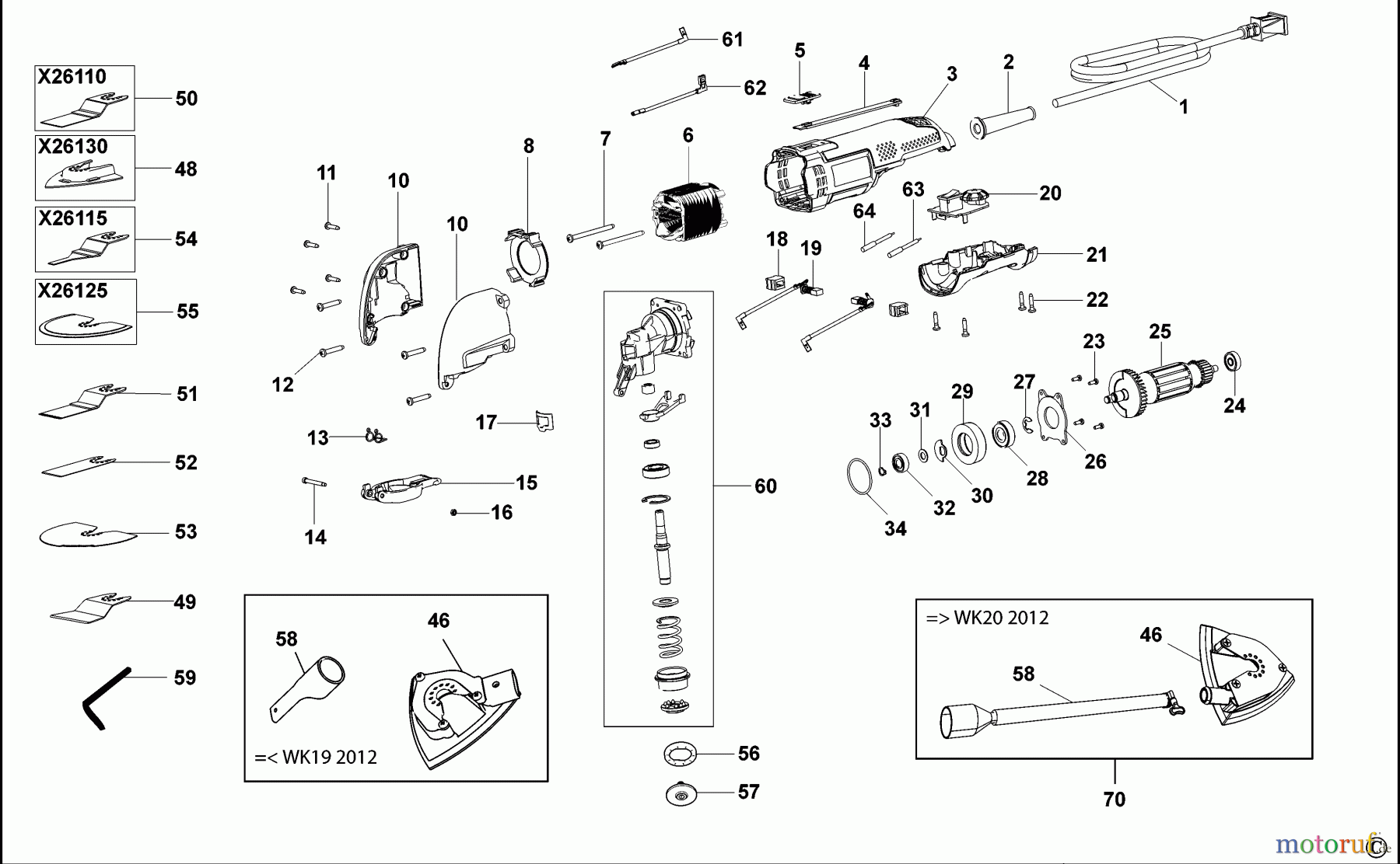  BLACK+DECKER INNENAUSSTATTUNG SÄGE MULTIFUNKTIONSWERKZEUG MT250 Seite 1