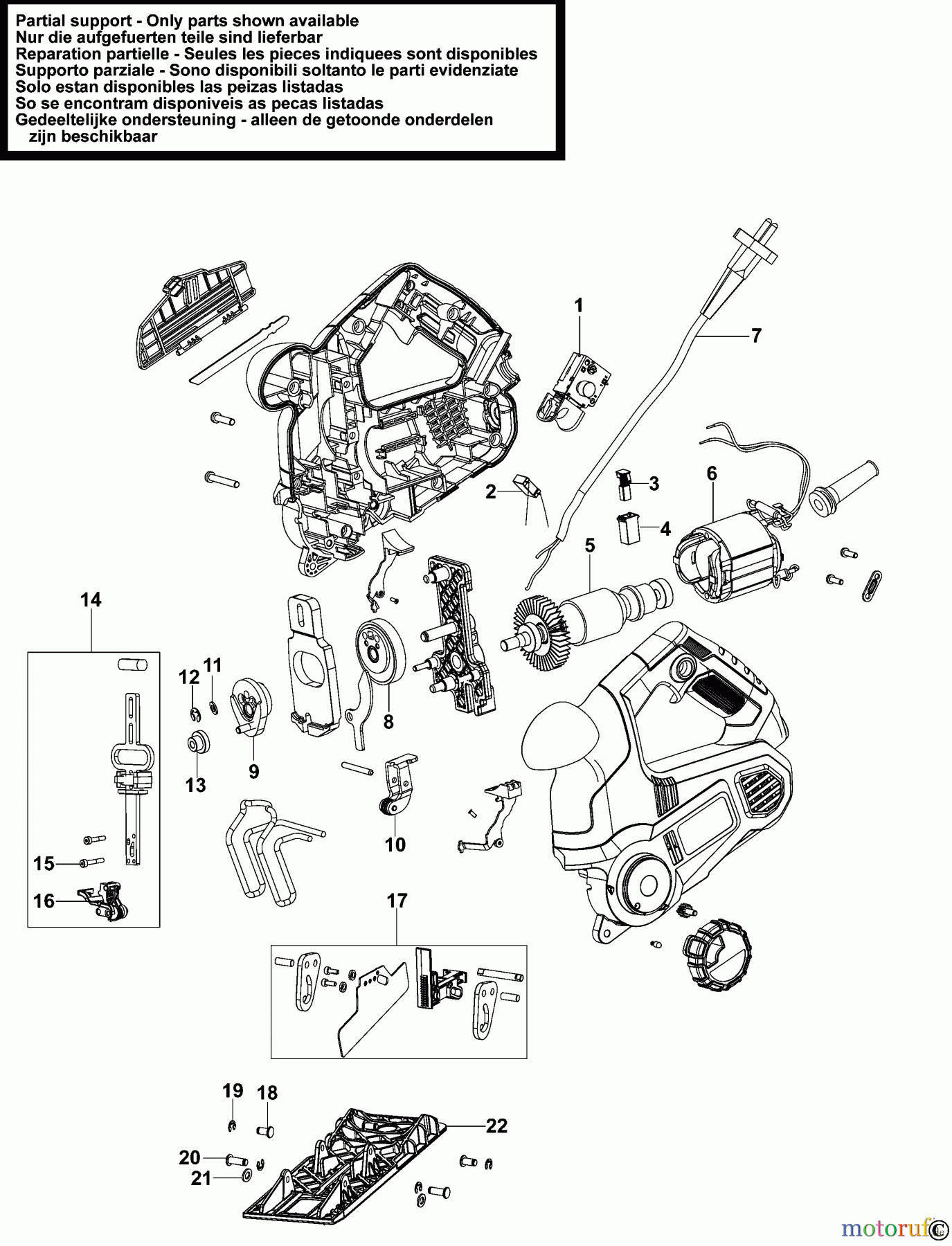  BLACK+DECKER INNENAUSSTATTUNG SÄGE STICHSÄGE KSTR8K Seite 1