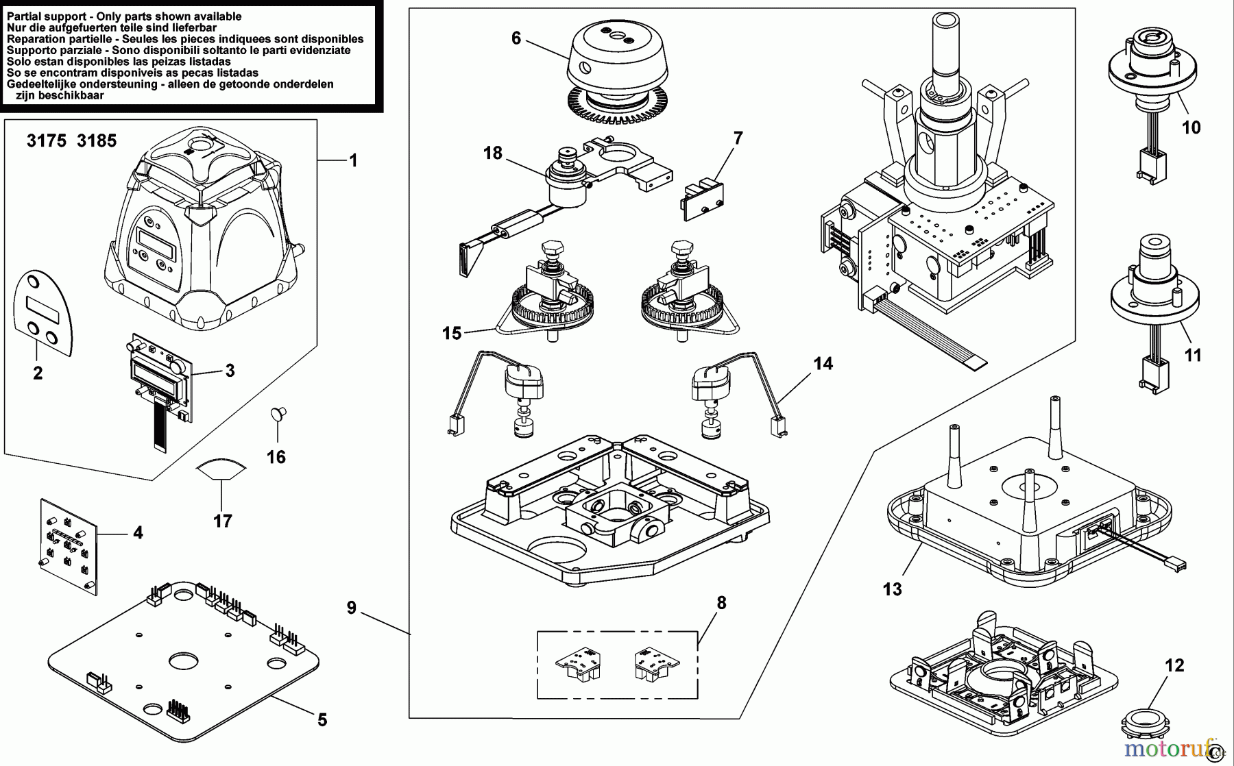 OEM Black und Decker Divers ROTATIONSLASER 3185 Seite 1