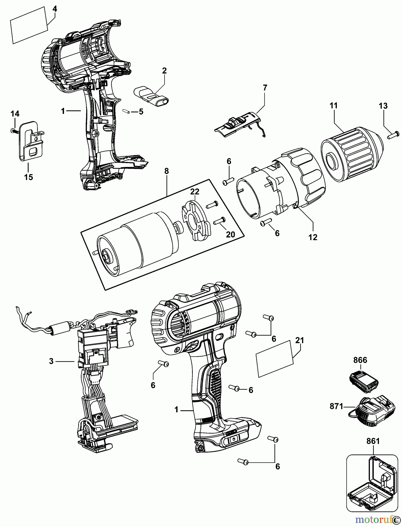  DEWALT AKKUBOHRER CDLS DRILLS 14.4V AKKU-BOHRMASCHINE DCD733 Seite 1