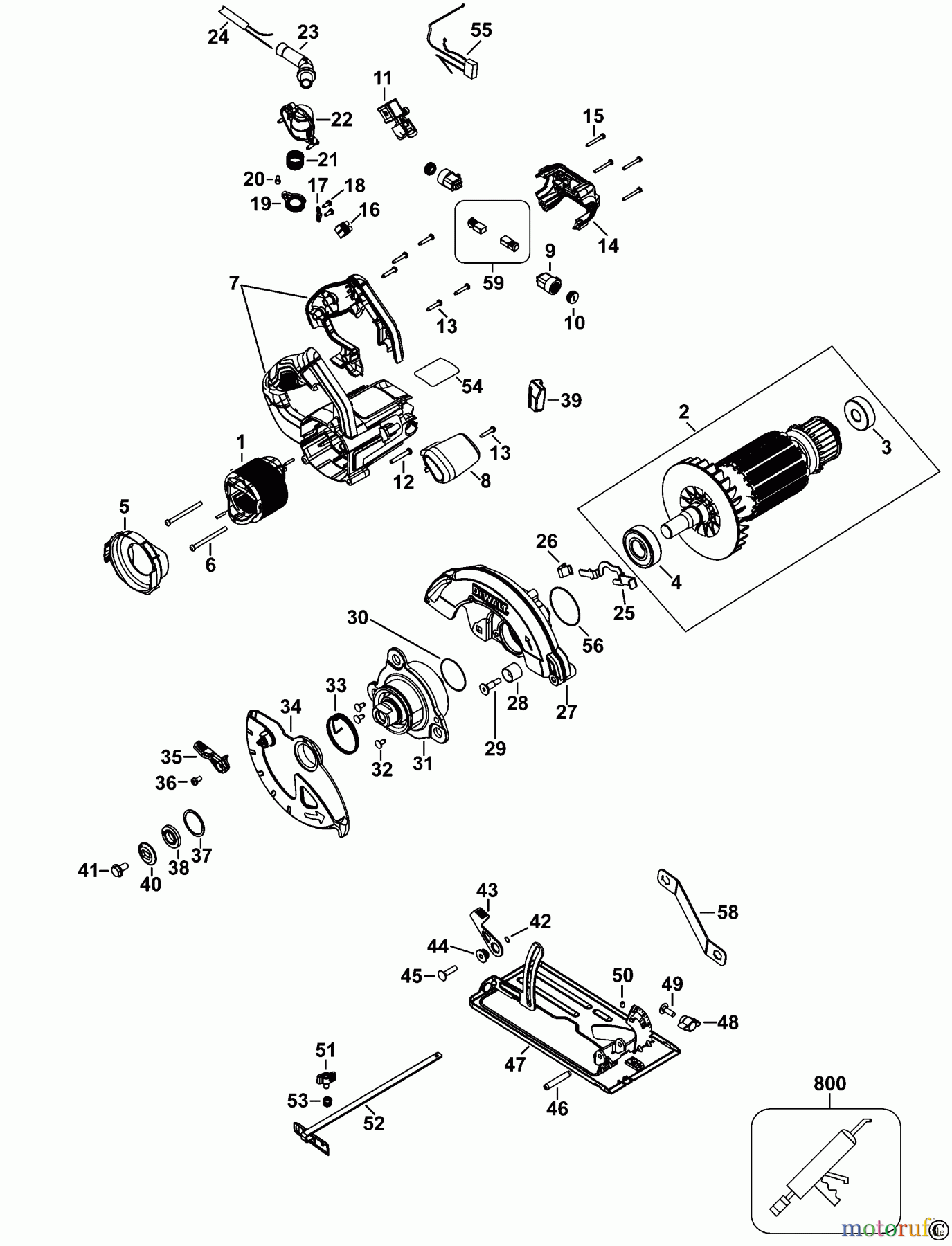 DEWALT HOLZARBEITEN KREISSÄGEN KREISSGE DWE561 Seite 1