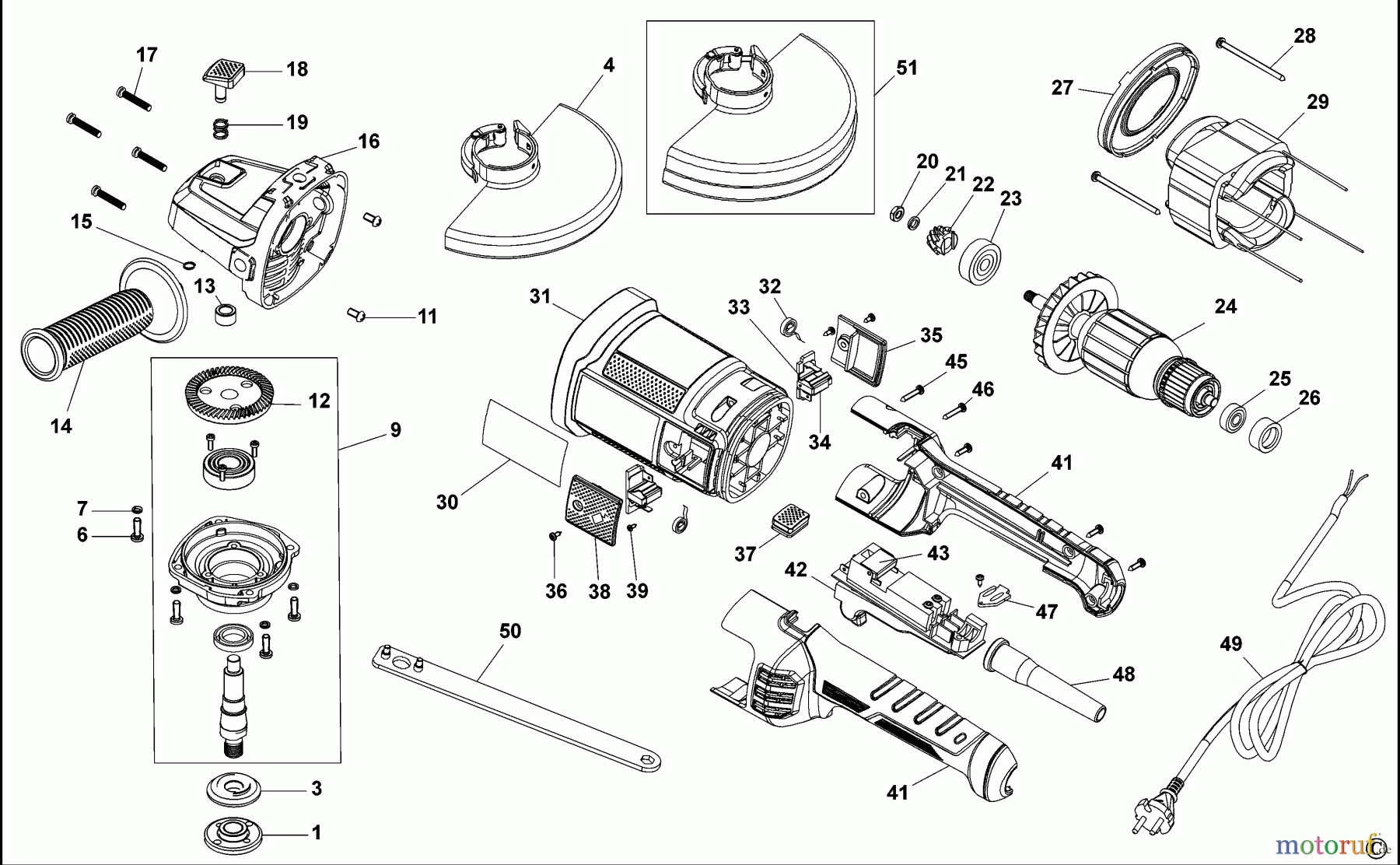 BLACK+DECKER INNENAUSSTATTUNG SCHLEIFER UND POLIERER WINKELSCHLEIFER KG2200 Seite 1