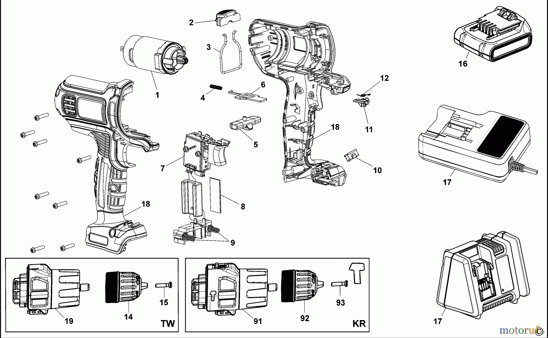  BLACK+DECKER INNENAUSSTATTUNG MULTITOOL MULTITOOL EVO181 Seite 1