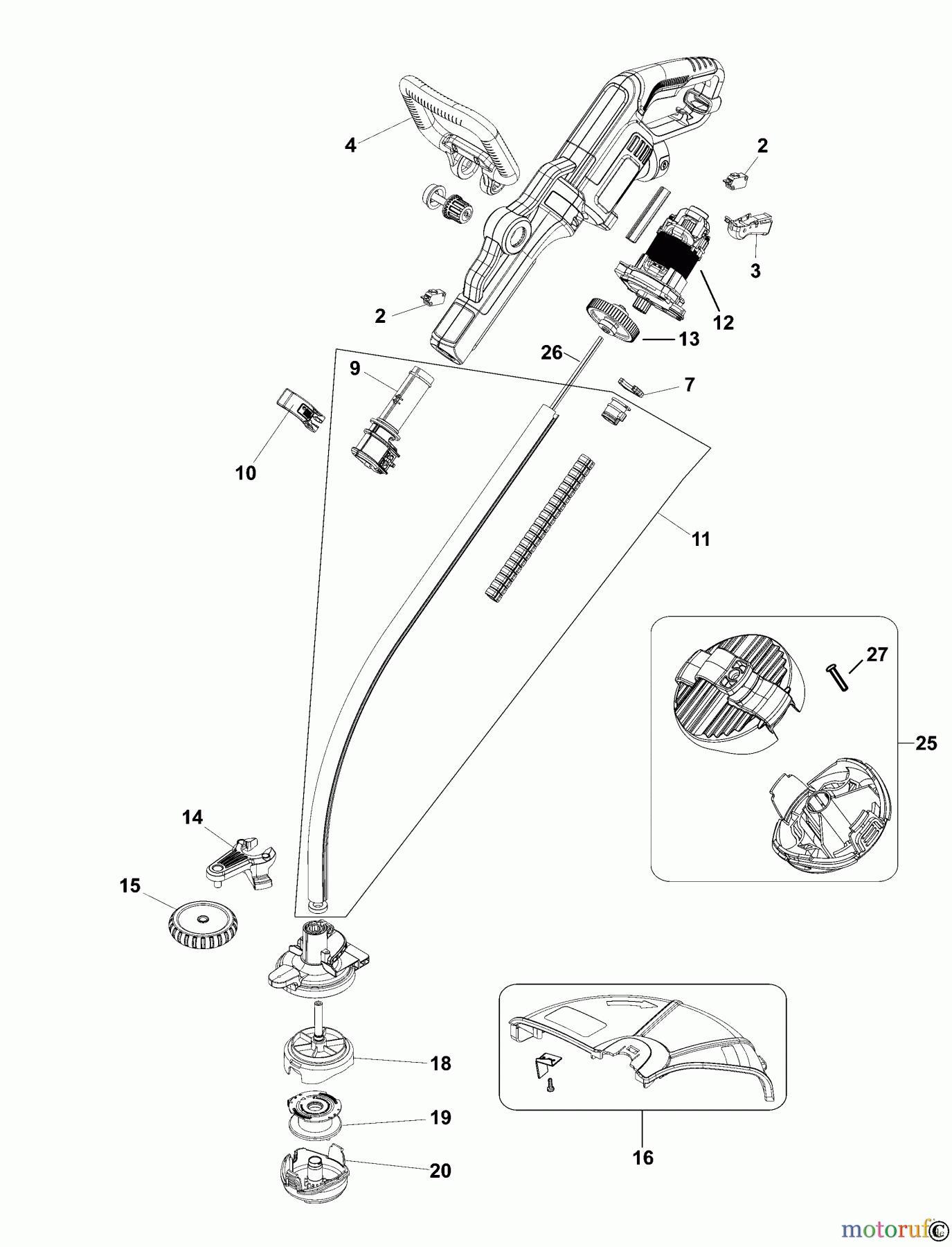  BLACK+DECKER AUSSERHALB HECKENSCHEREN, FADENTRIMMER, SCHEREN RASENTRIMMER GL8033 Seite 1